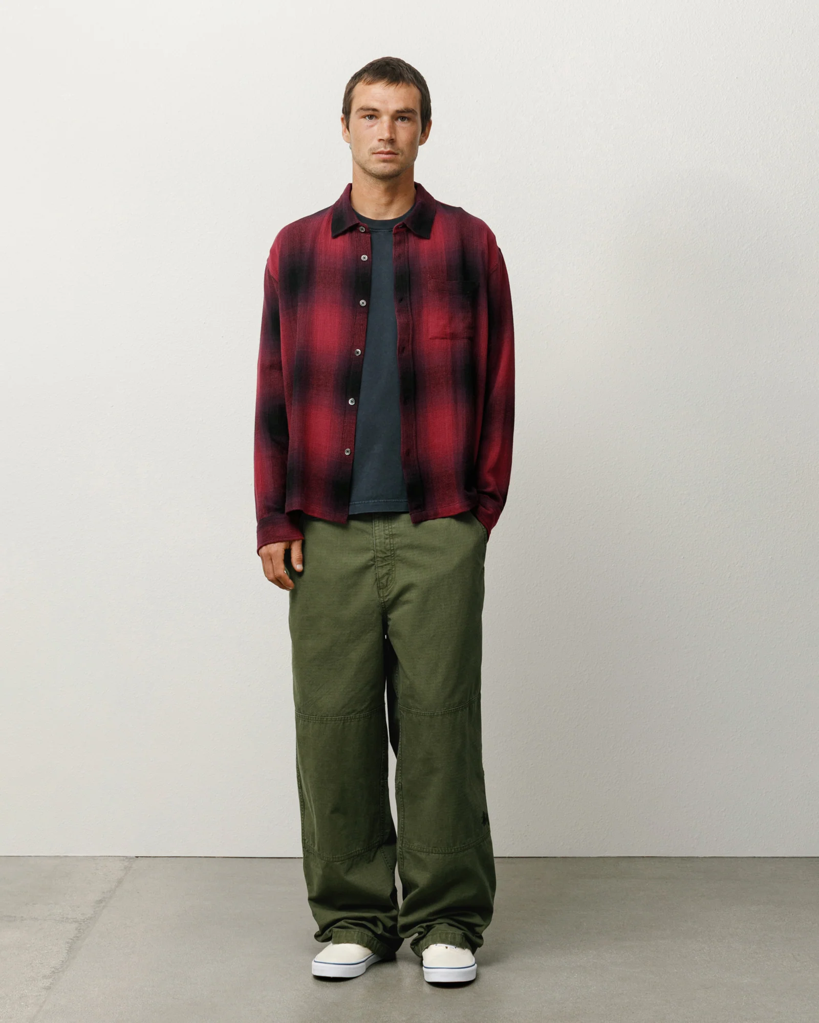 LOOSE WEAVE PLAID SHIRT - Image 3