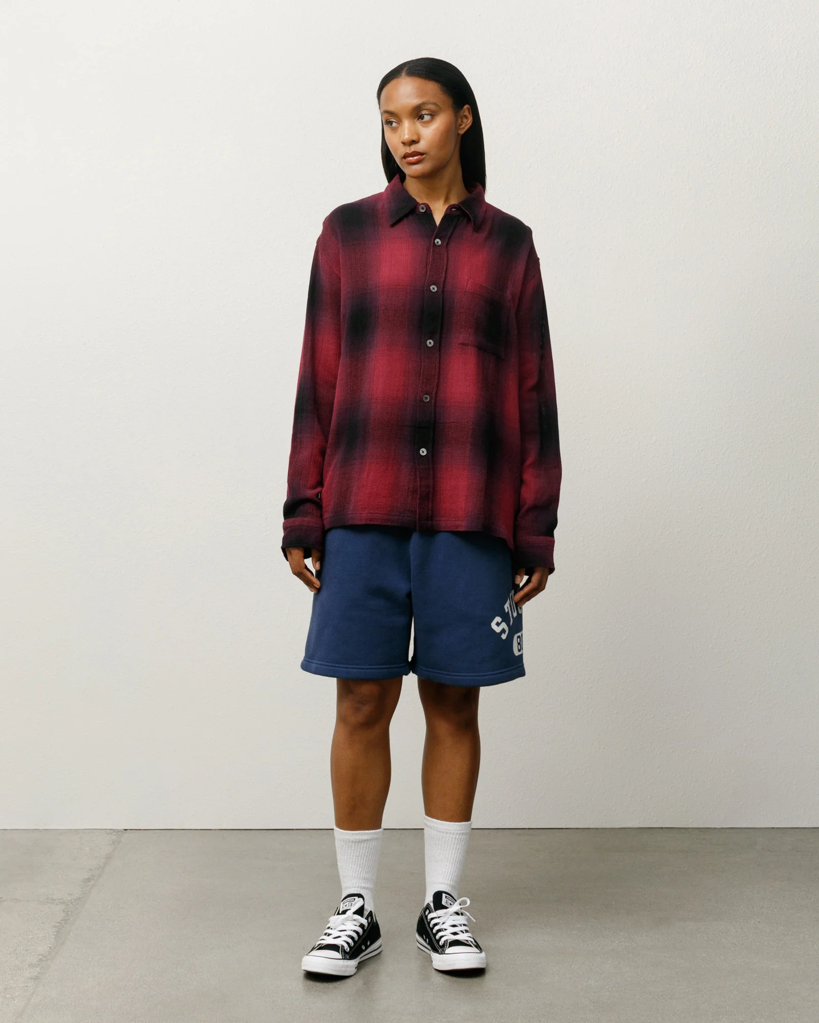 LOOSE WEAVE PLAID SHIRT - Image 5