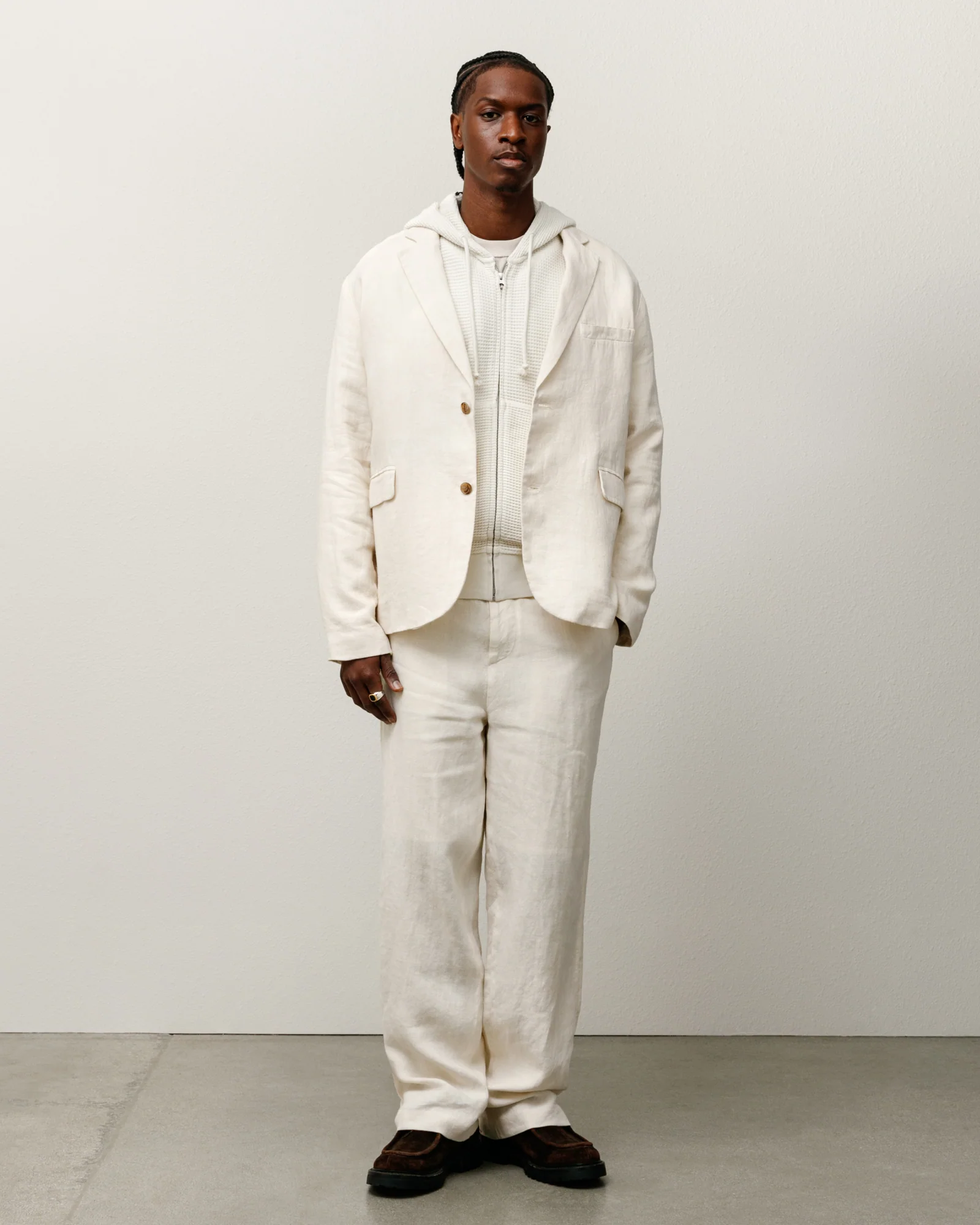 BLAZER TEXTURED LINEN - Image 3