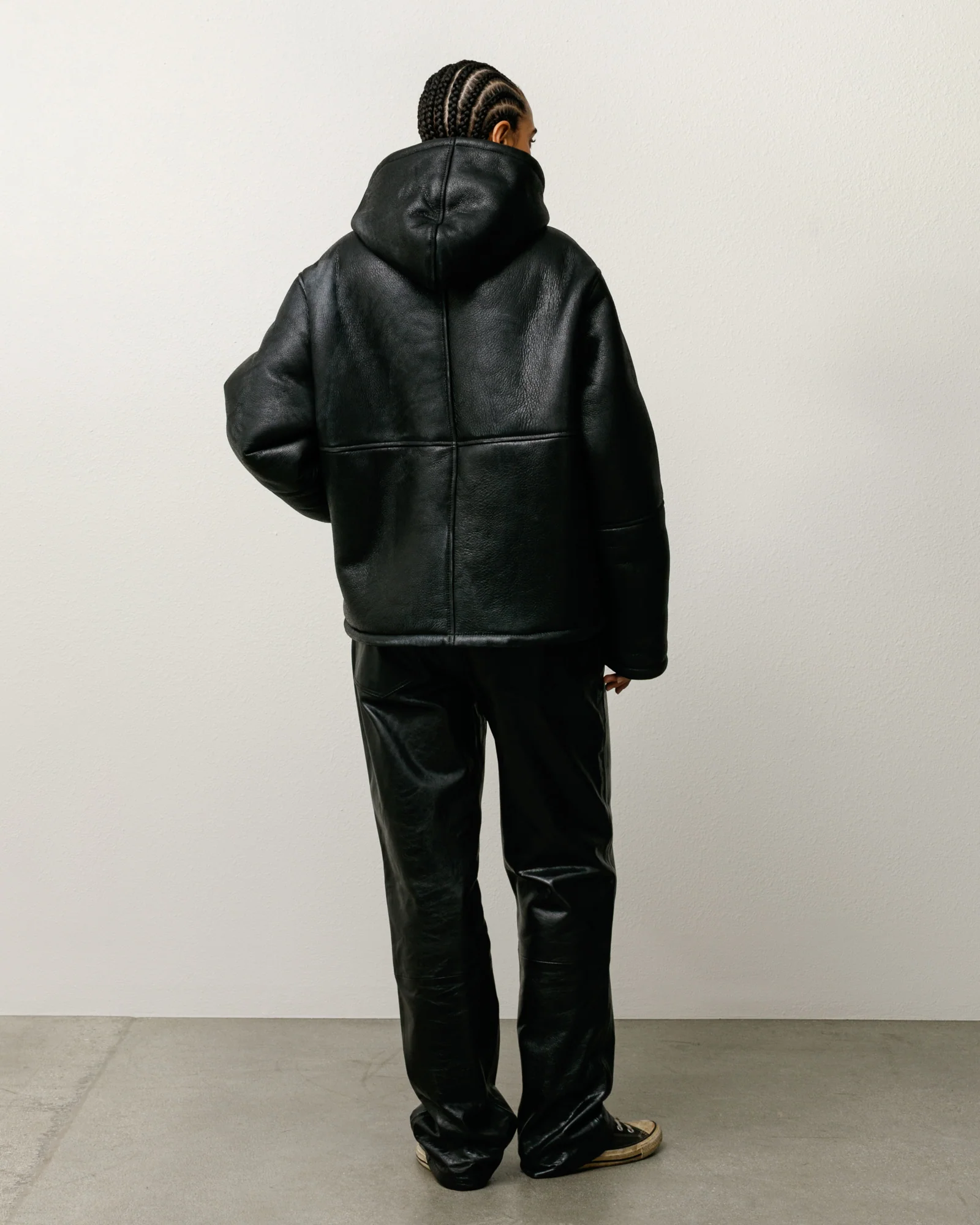 SHEARLING HOODED JACKET - Image 5
