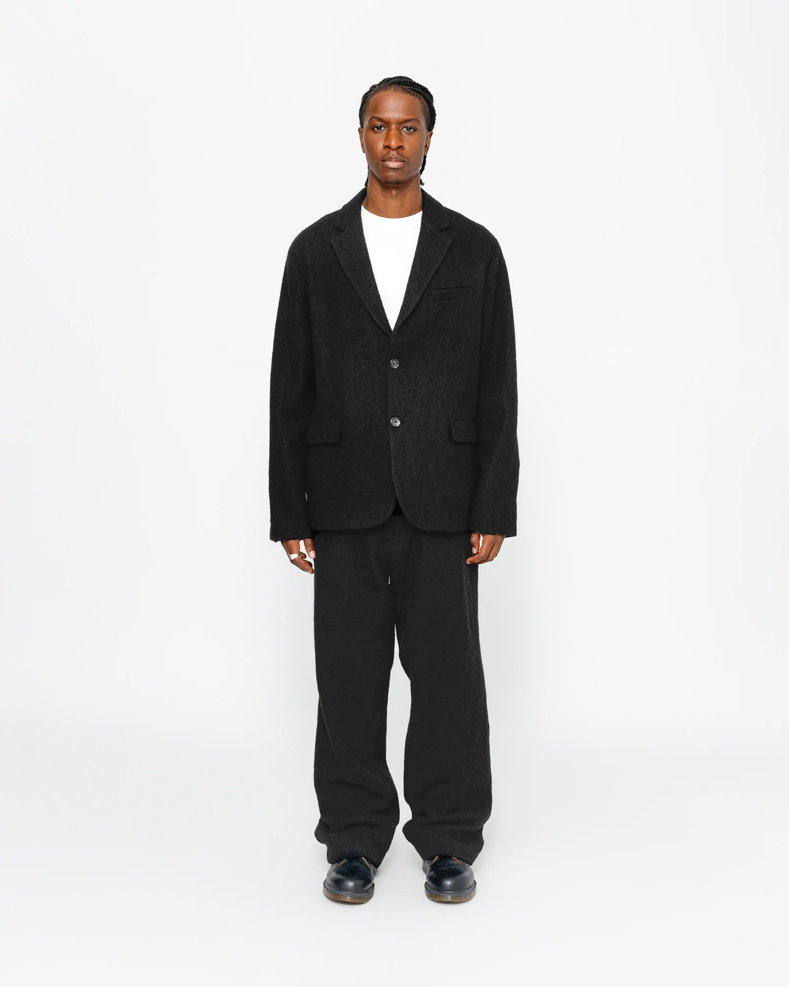 RELAXED TROUSER TEXTURED WOOL - Image 4