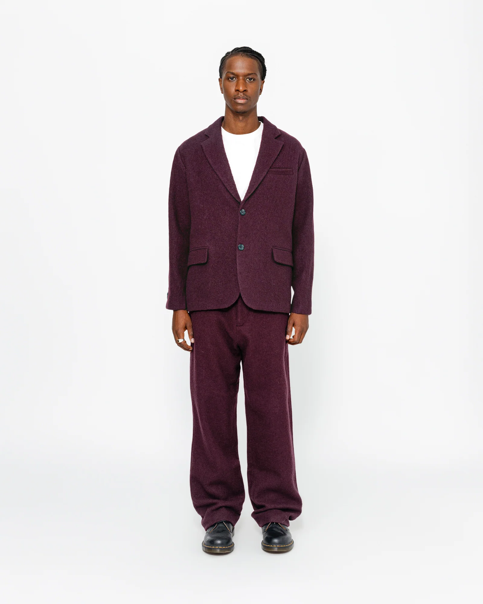 RELAXED TROUSER TEXTURED WOOL - Image 3