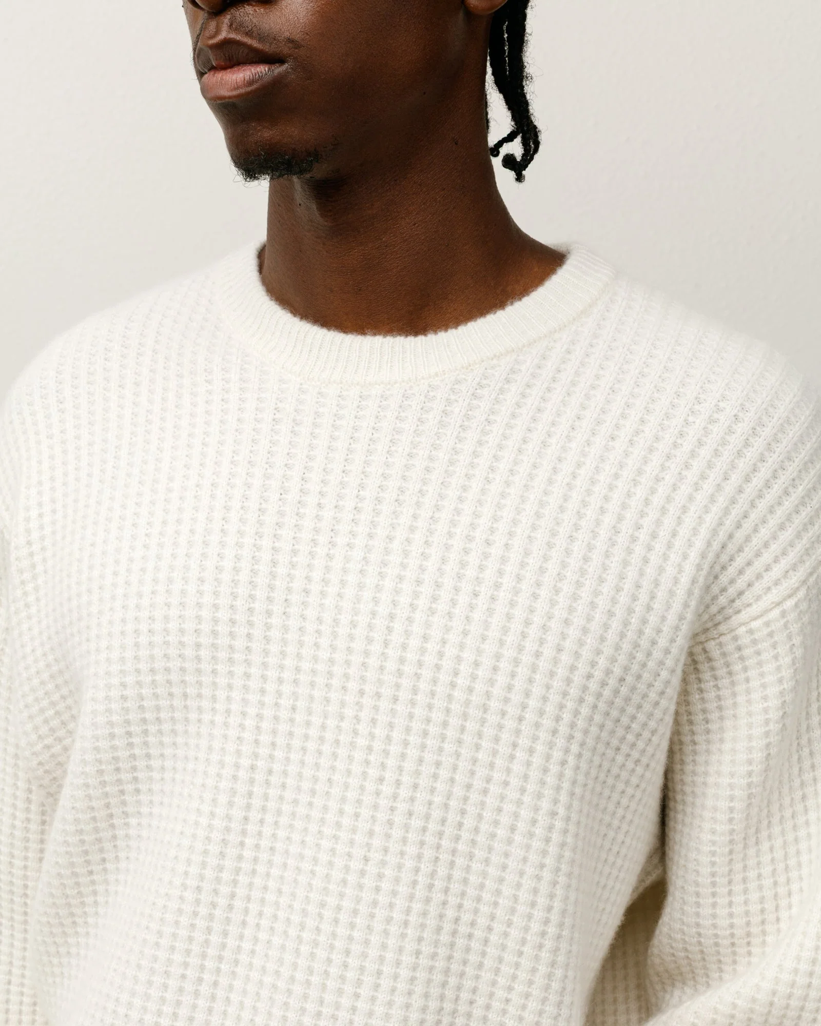 WAFFLE CASHMERE SWEATER - Image 4