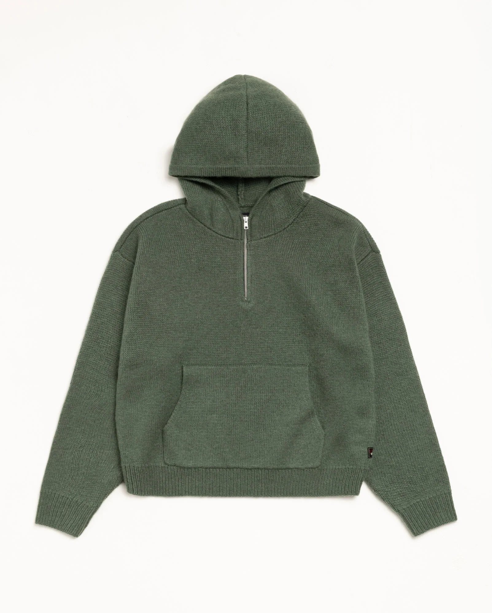QUARTER ZIP SWEATER HOOD - Image 6