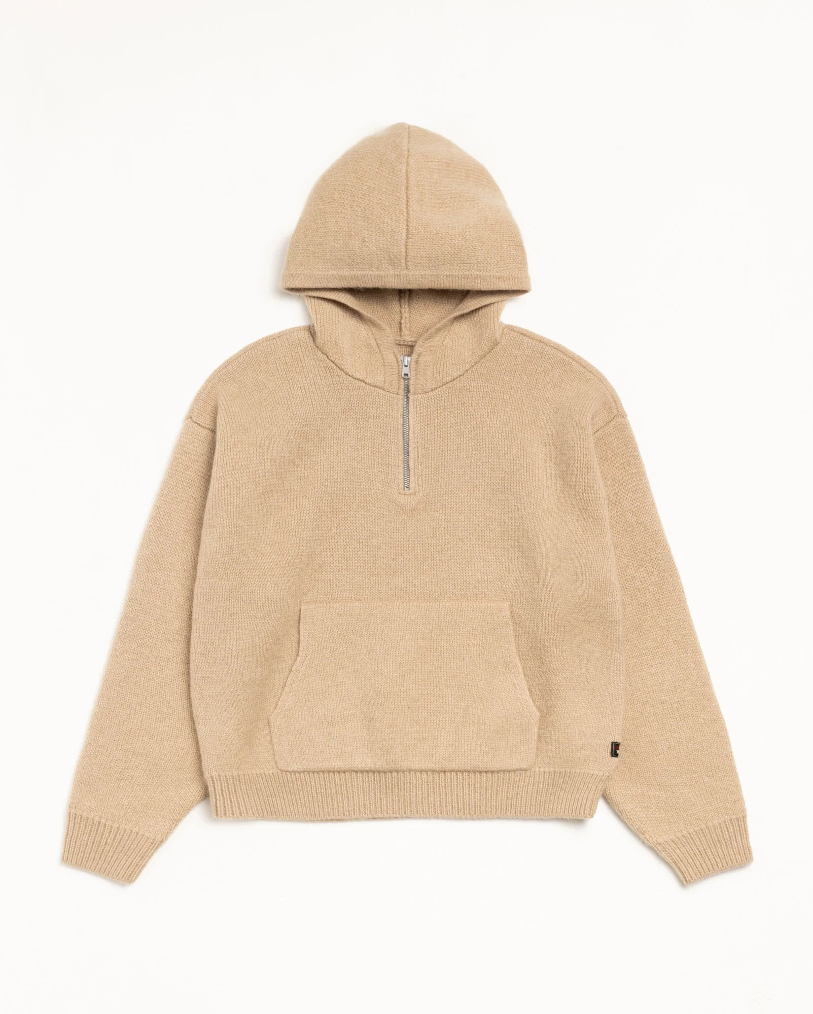 QUARTER ZIP SWEATER HOOD - Image 6