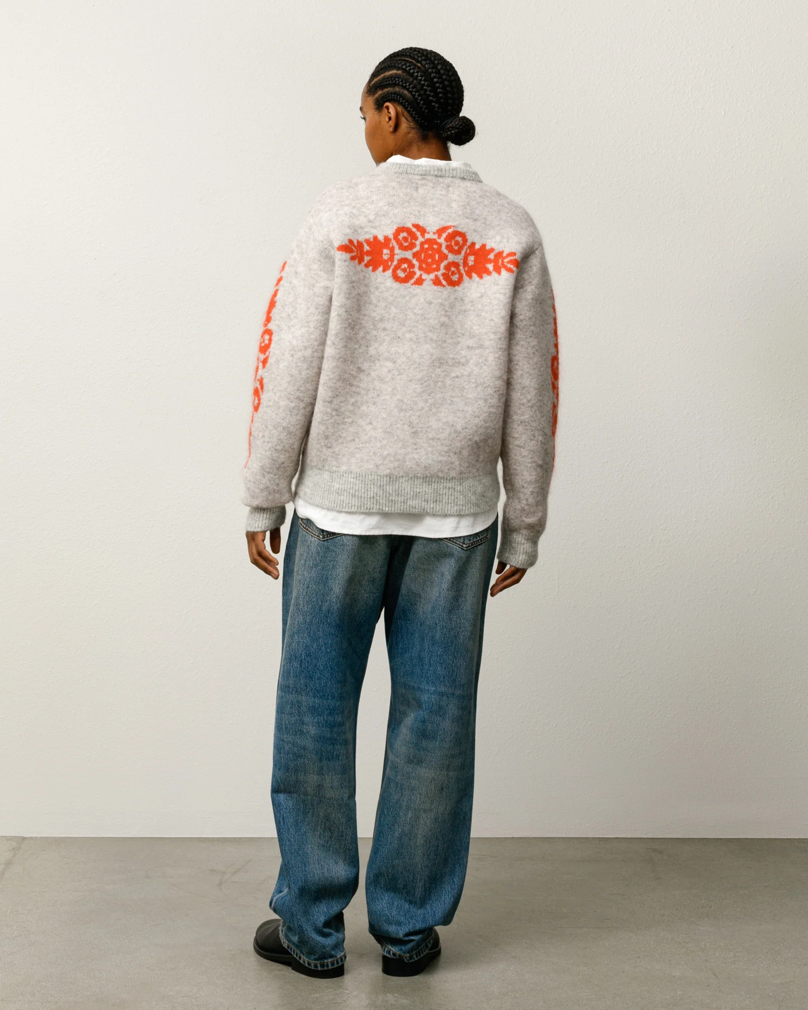 FLOWER MOHAIR SWEATER - Image 6