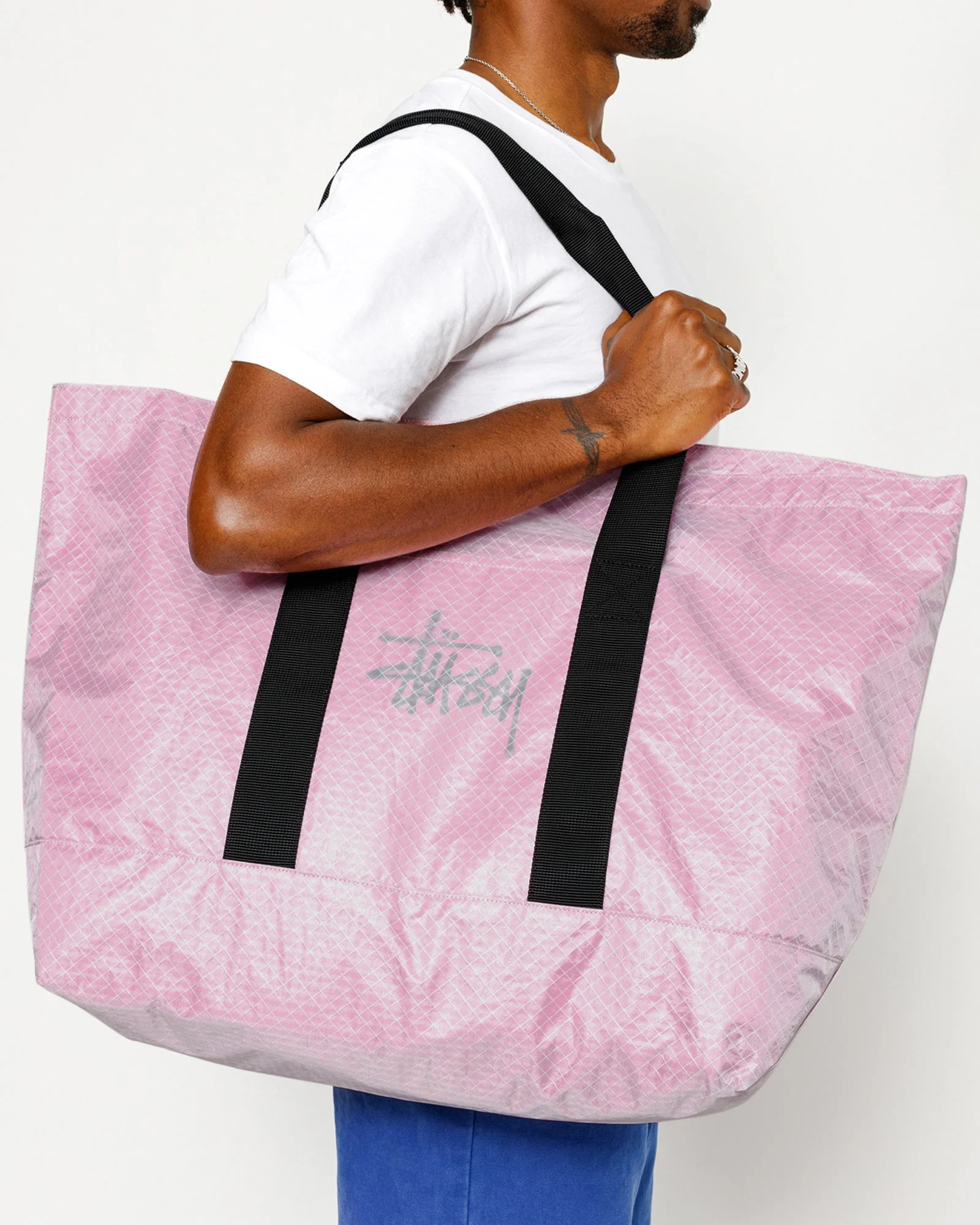 RIPSTOP OVERLAY EXTRA LARGE TOTE BAG - Image 3