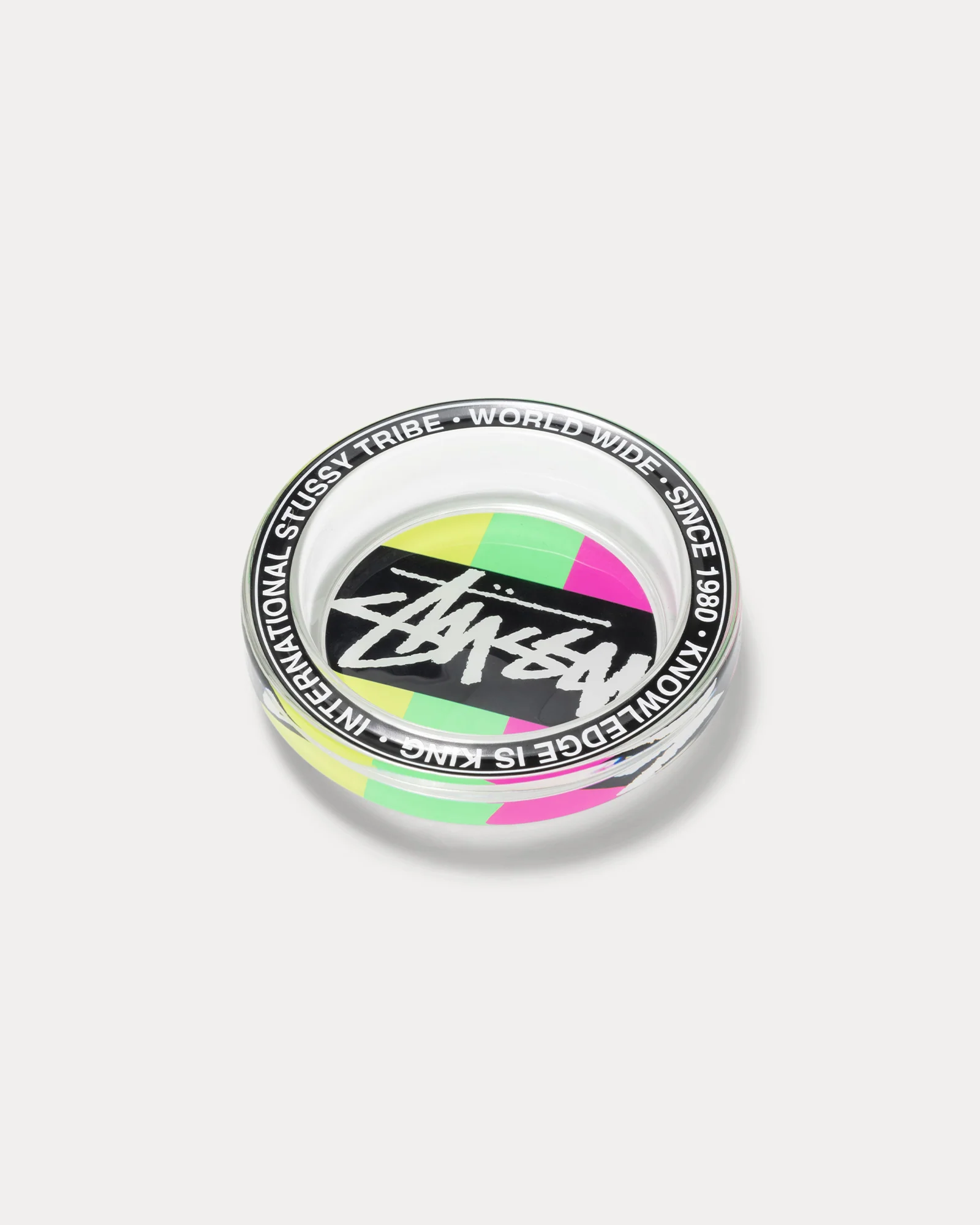 PAINTED GLASS ASHTRAY - Image 2