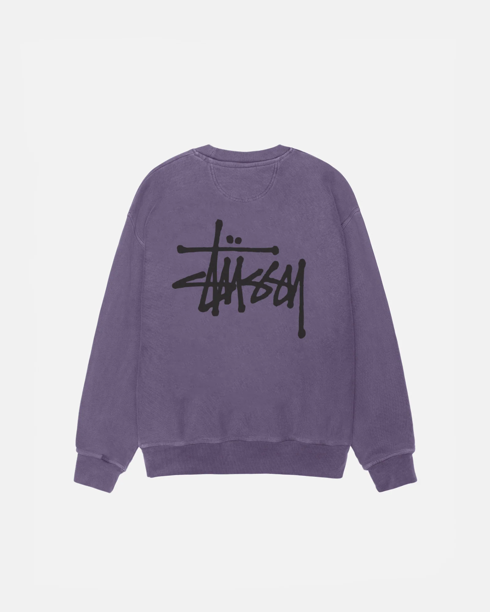 BASIC STUSSY PIG. DYED CREW
