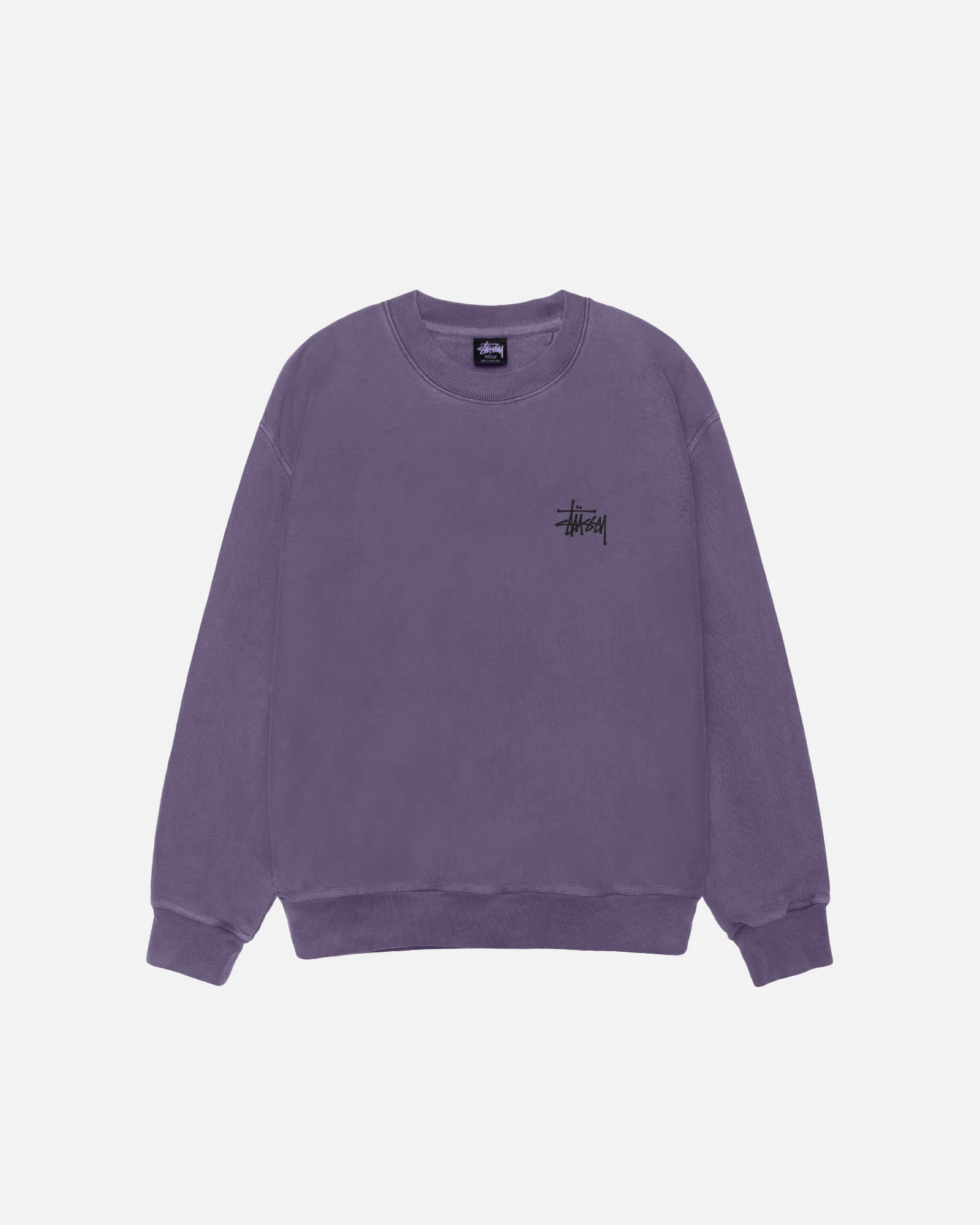 BASIC STUSSY PIG. DYED CREW - Image 2