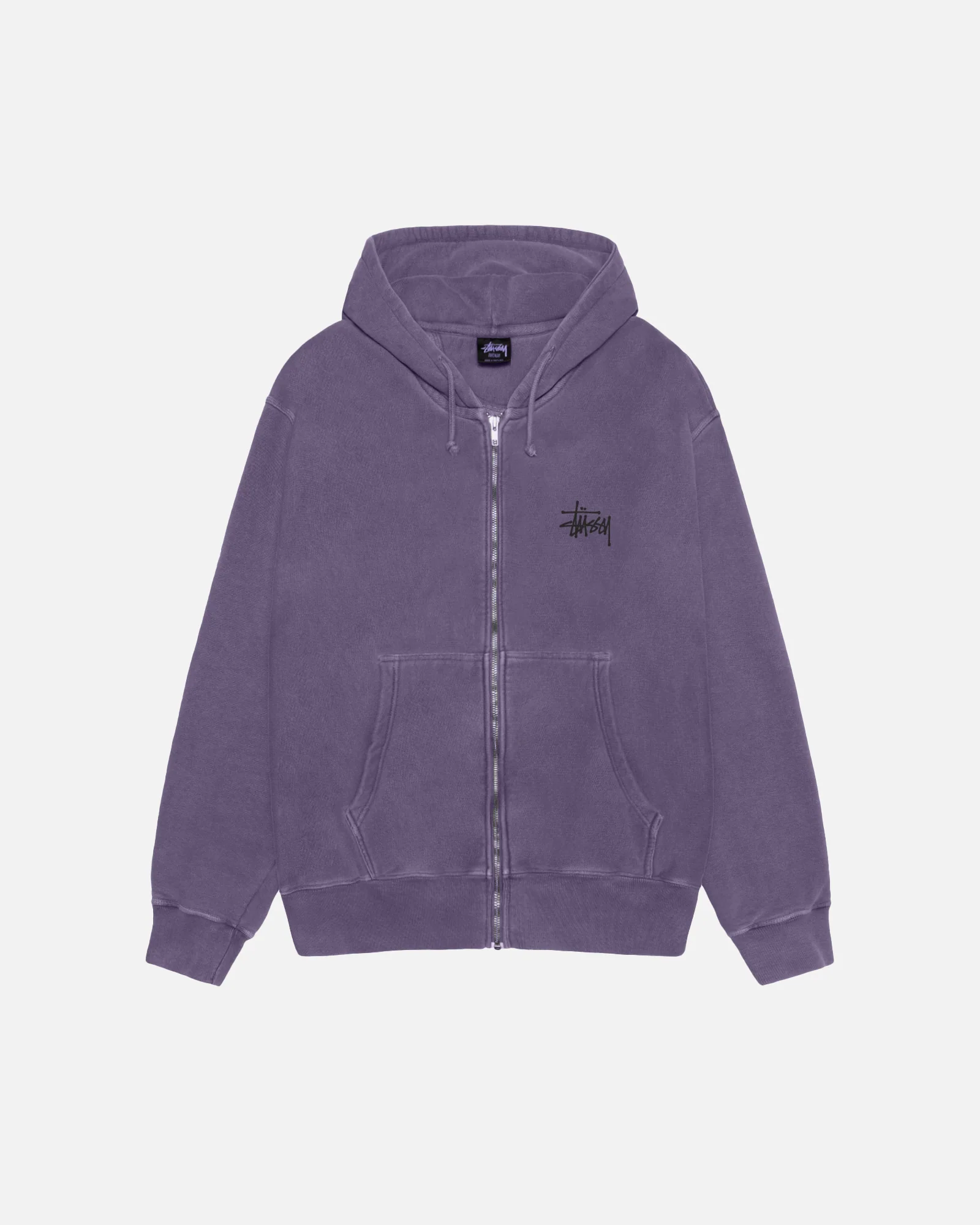 BASIC STUSSY PIG DYED ZIP HOOD