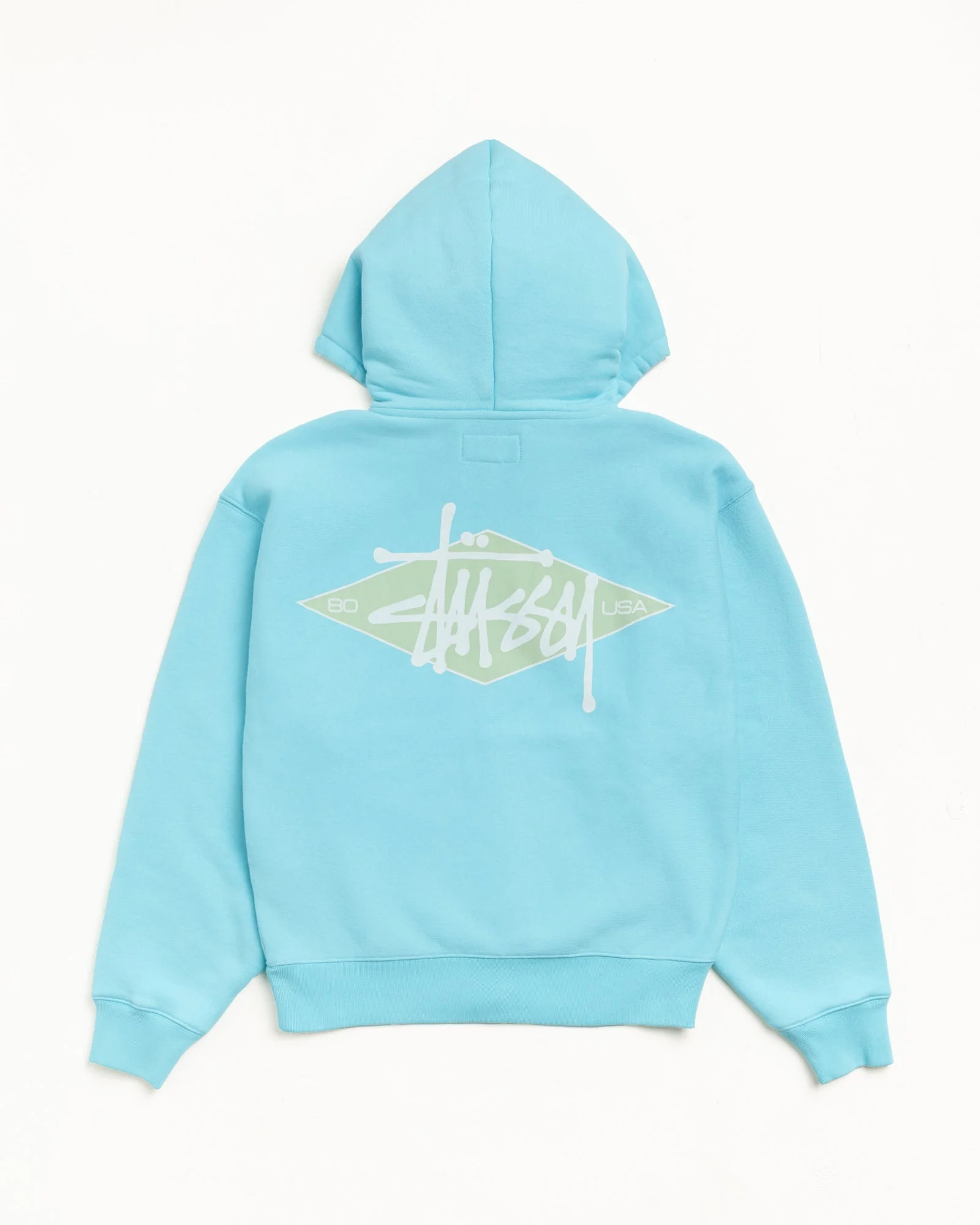BASIC DIAMOND ZIP HOOD - Image 2