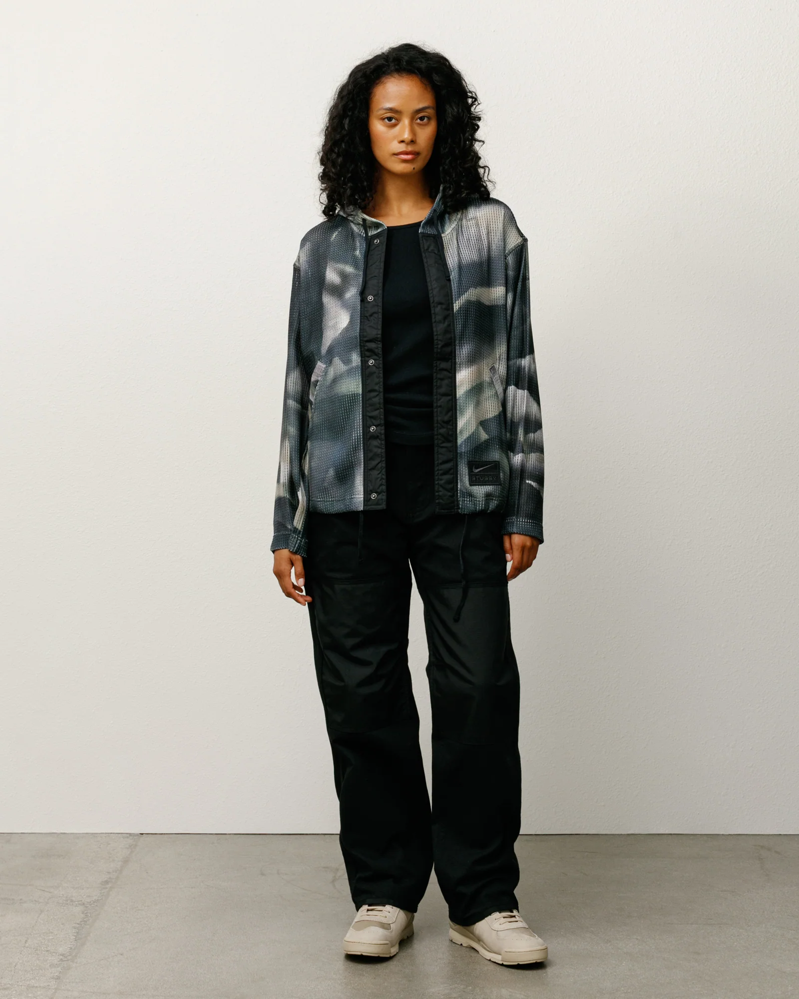 STÜSSY & NIKE MESH HOODIE - Image 3