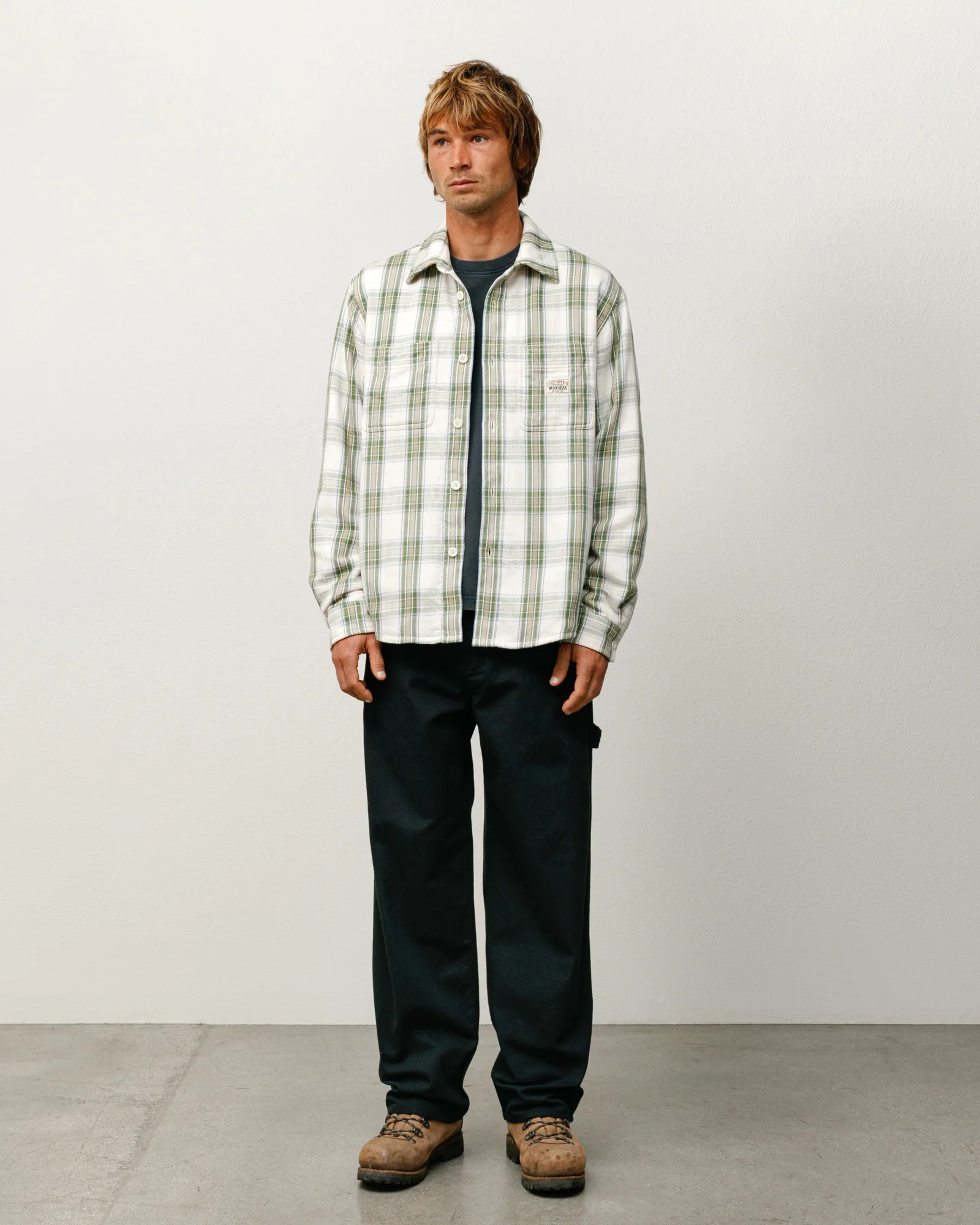 LAU PLAID SHIRT JACKET