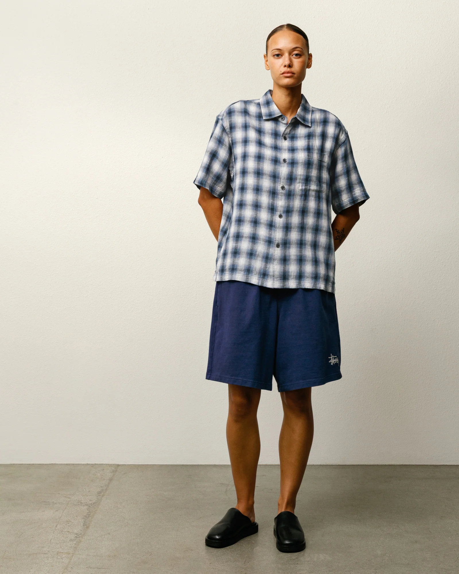 LIAM SS PLAID SHIRT