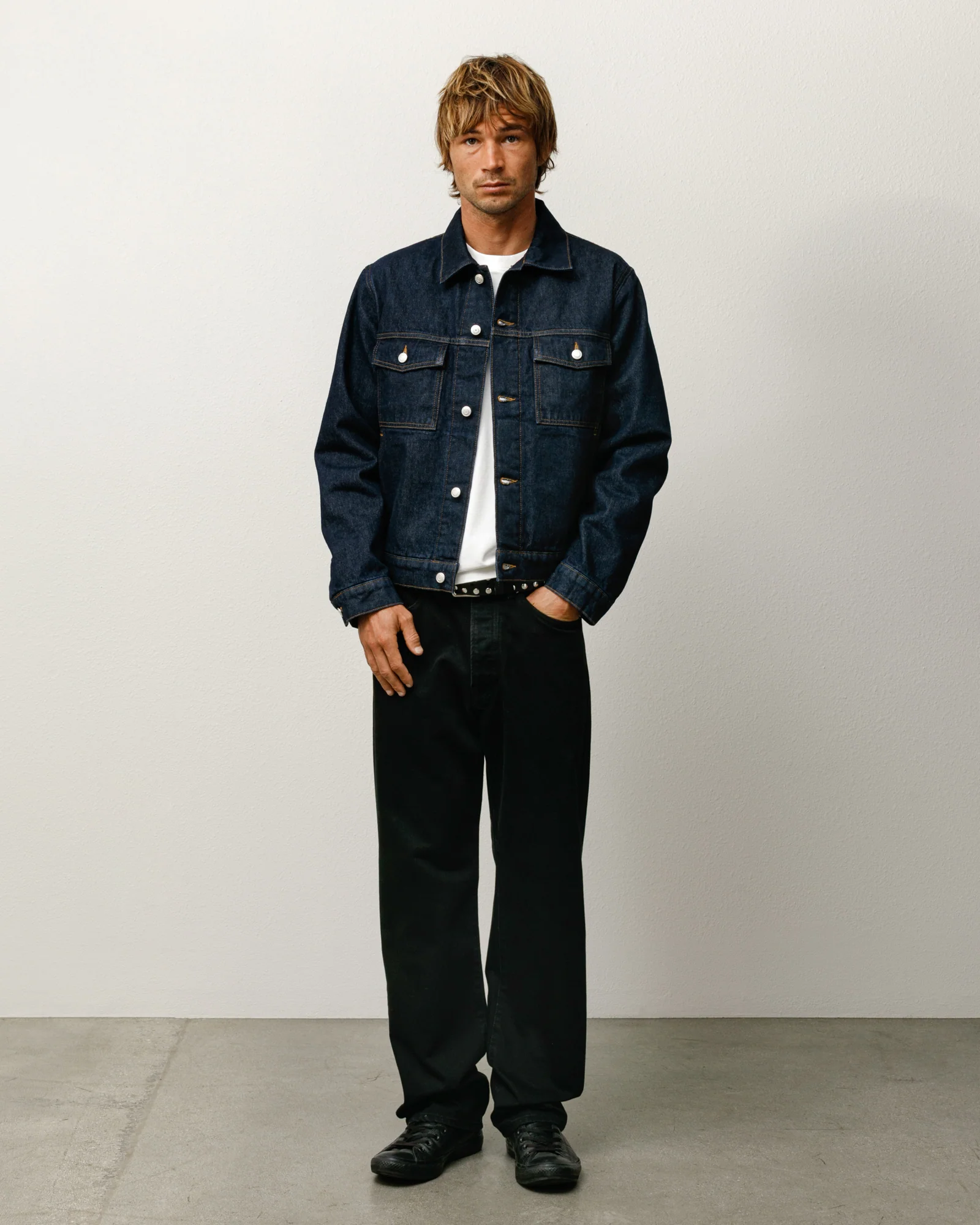 LINED DENIM TRUCKER