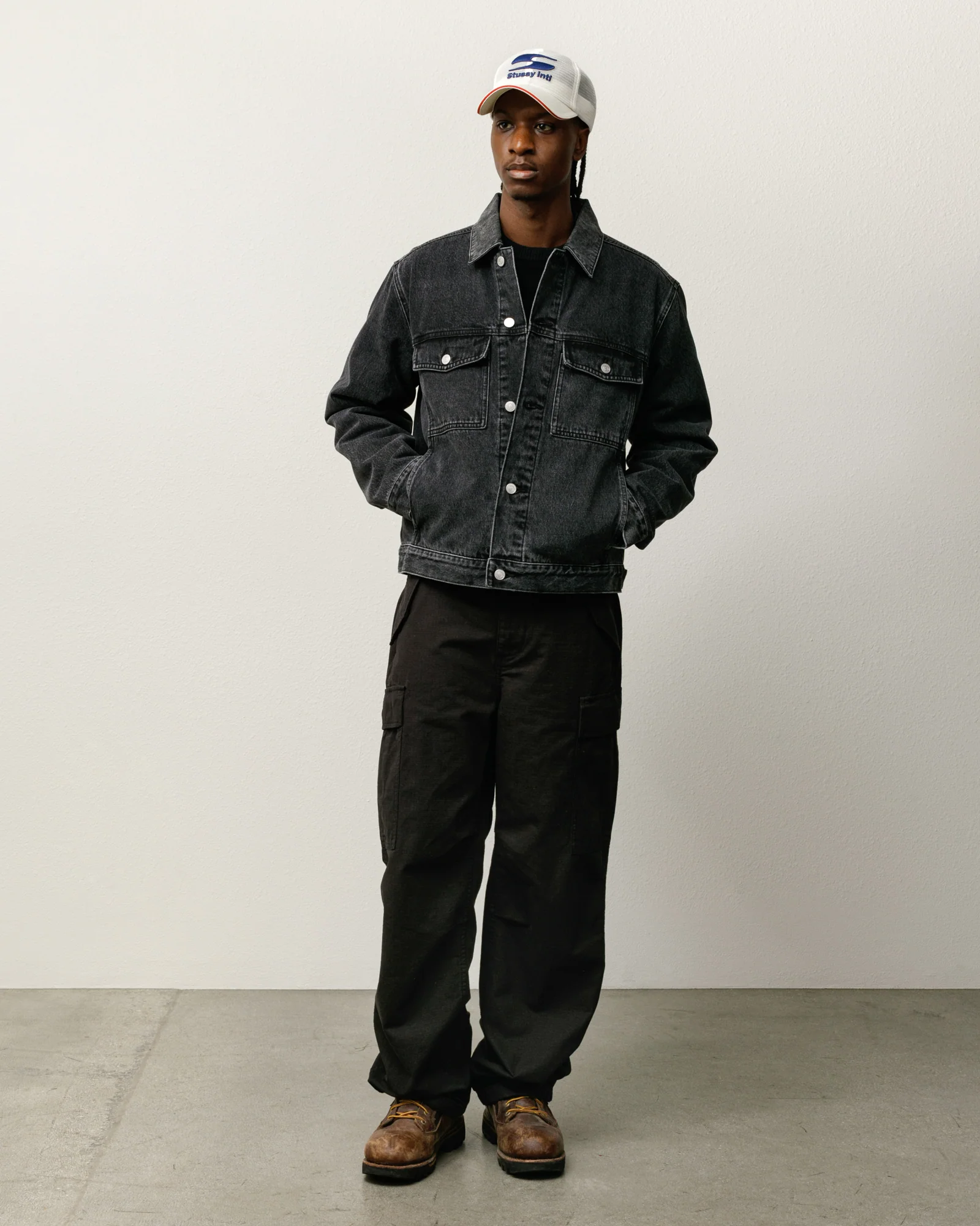LINED DENIM TRUCKER