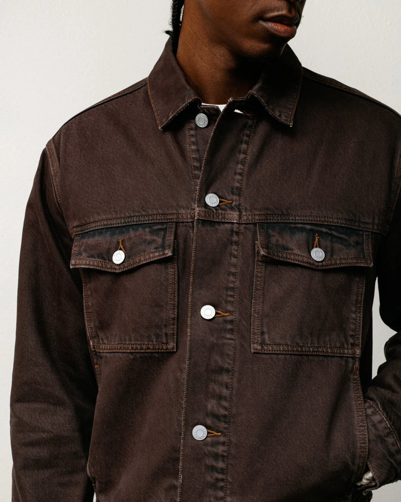 LINED TRUCKER RESIN DENIM - Image 3