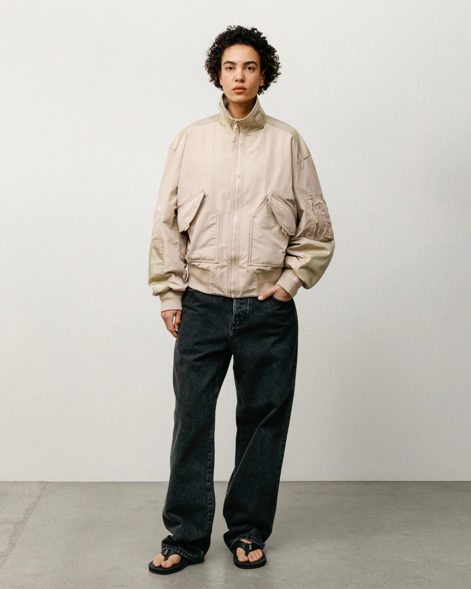 MOCK NECK FLIGHT BOMBER - Image 3