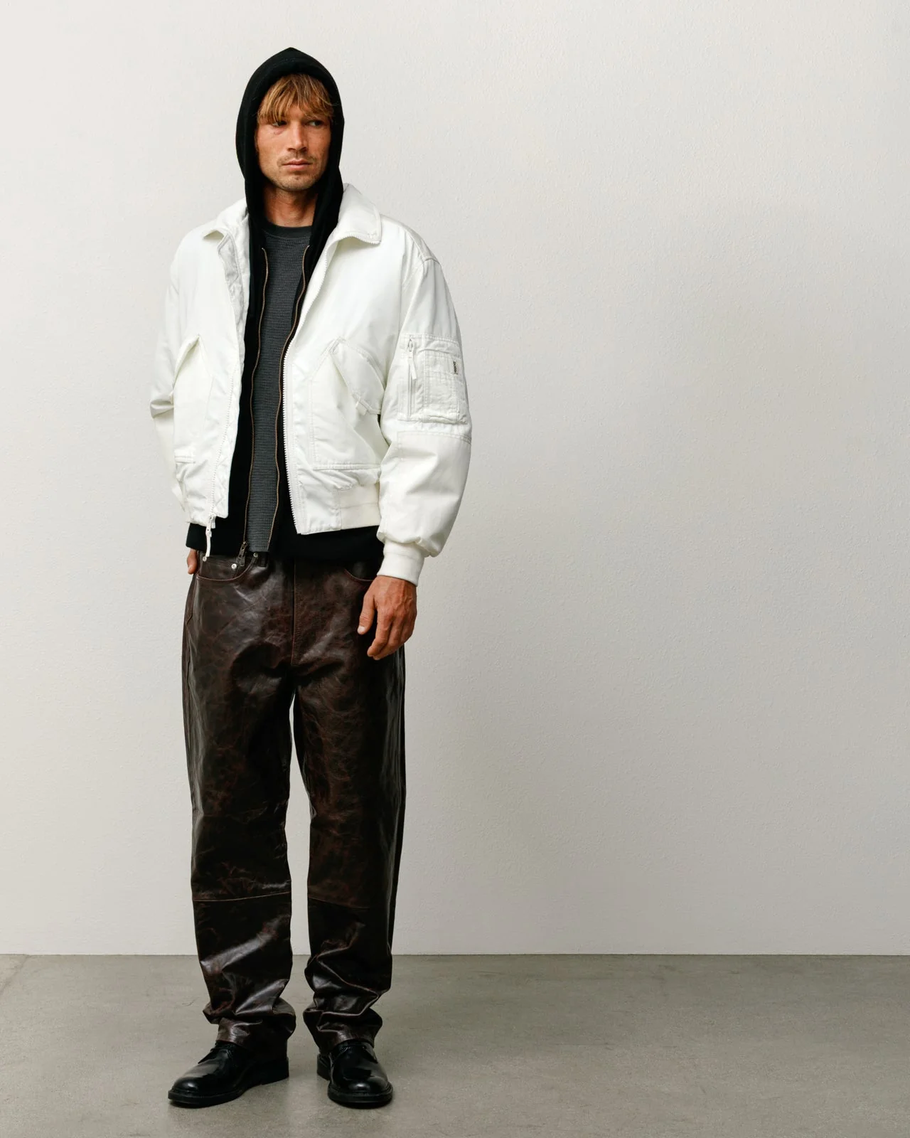 NEW CLASSIC JEANS LEATHER
