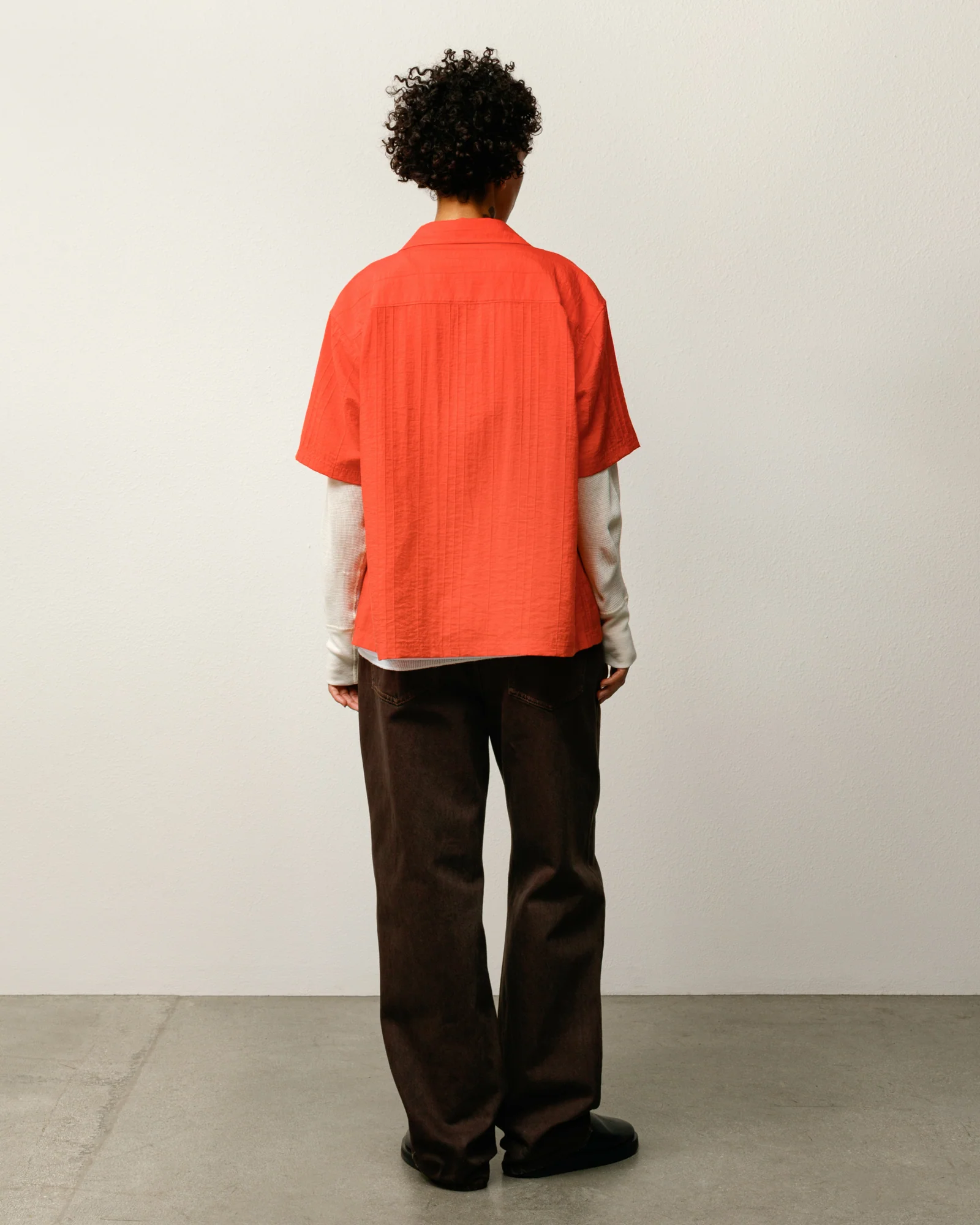 PLEATED TEXTURED SHIRT - Image 2