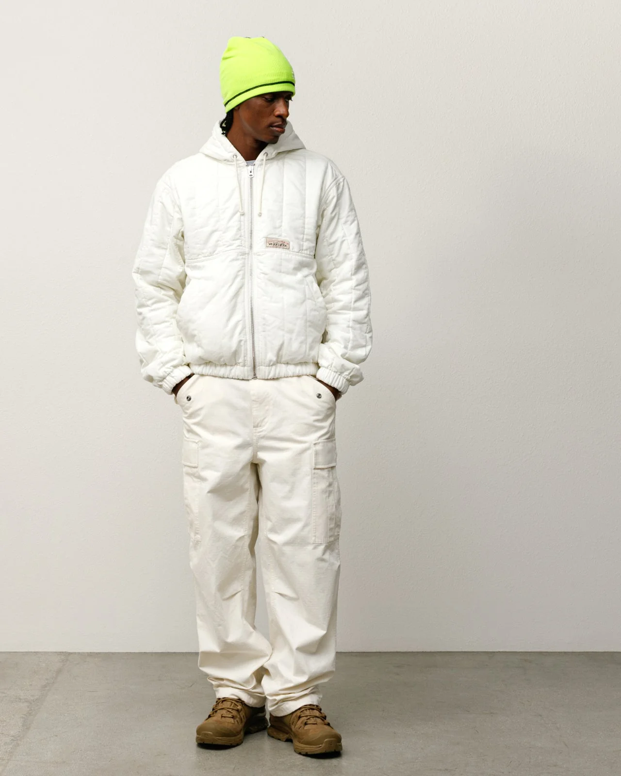 QUILTED CANVAS WORK JACKET - Image 2