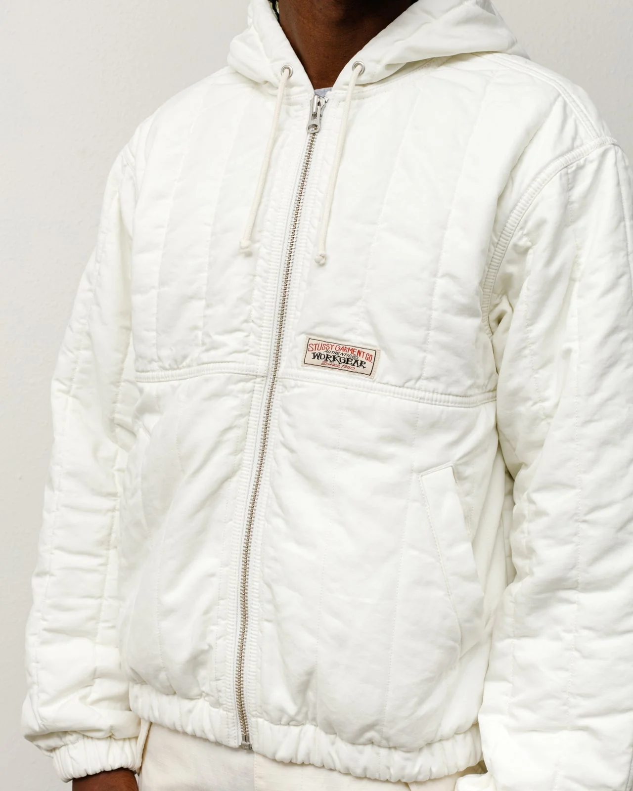 QUILTED CANVAS WORK JACKET - Image 3