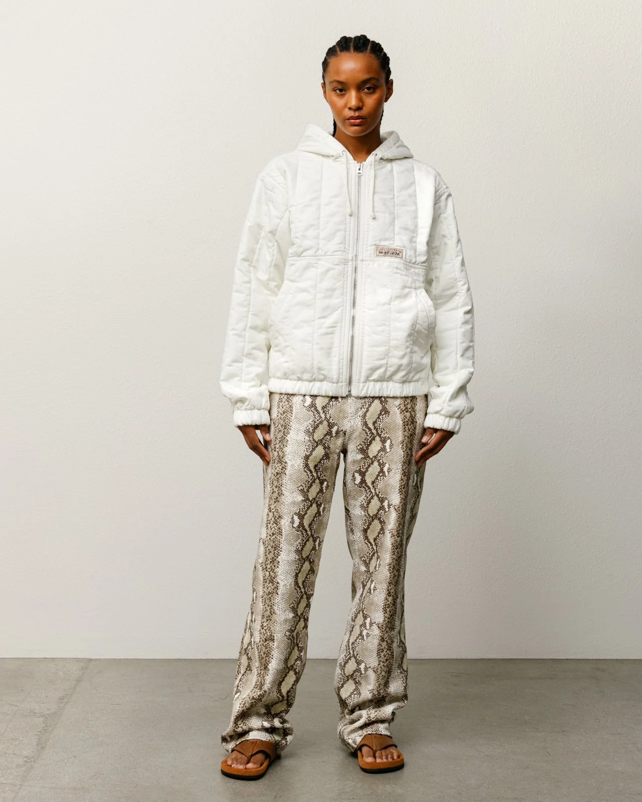 QUILTED CANVAS WORK JACKET - Image 5