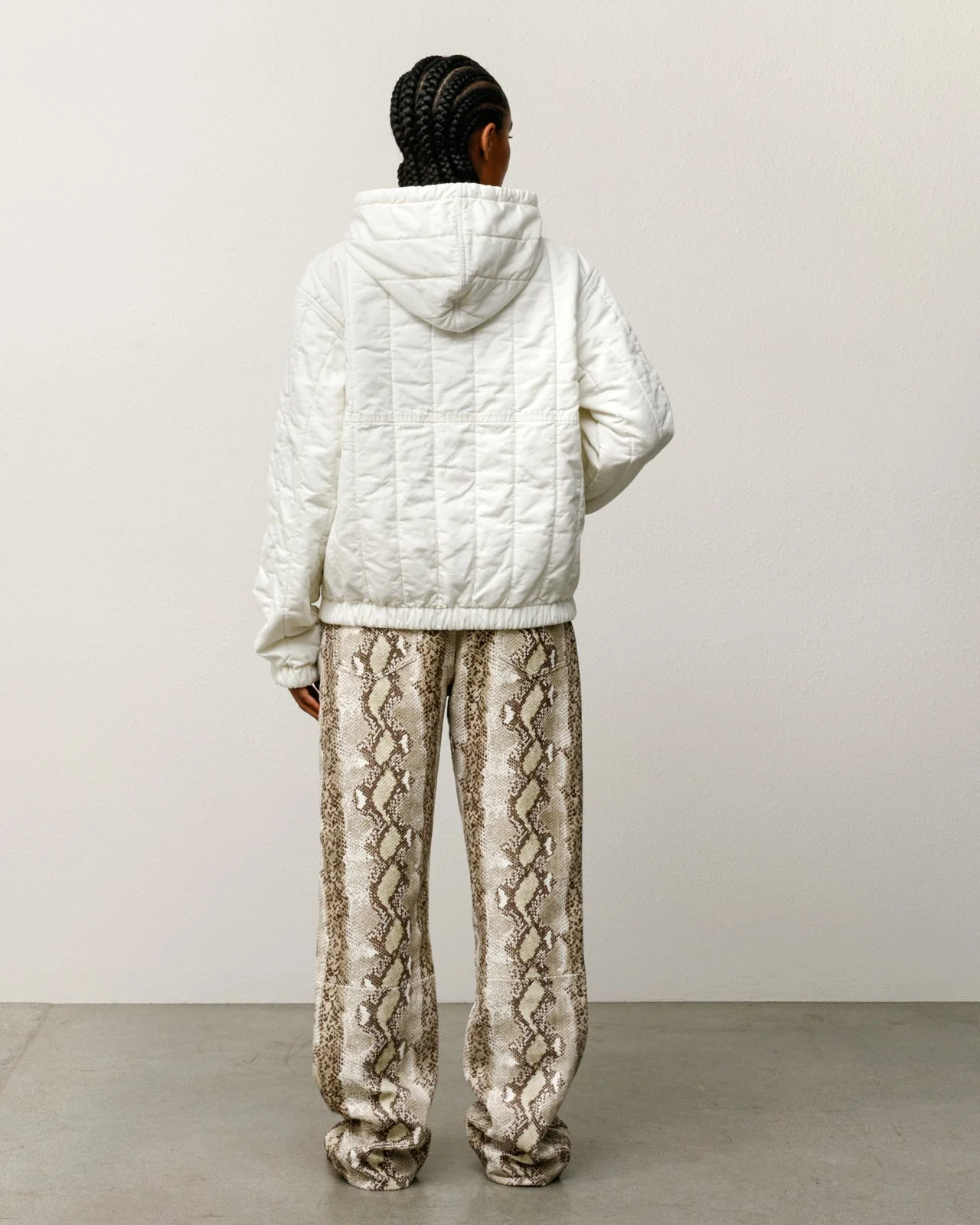 QUILTED CANVAS WORK JACKET - Image 6