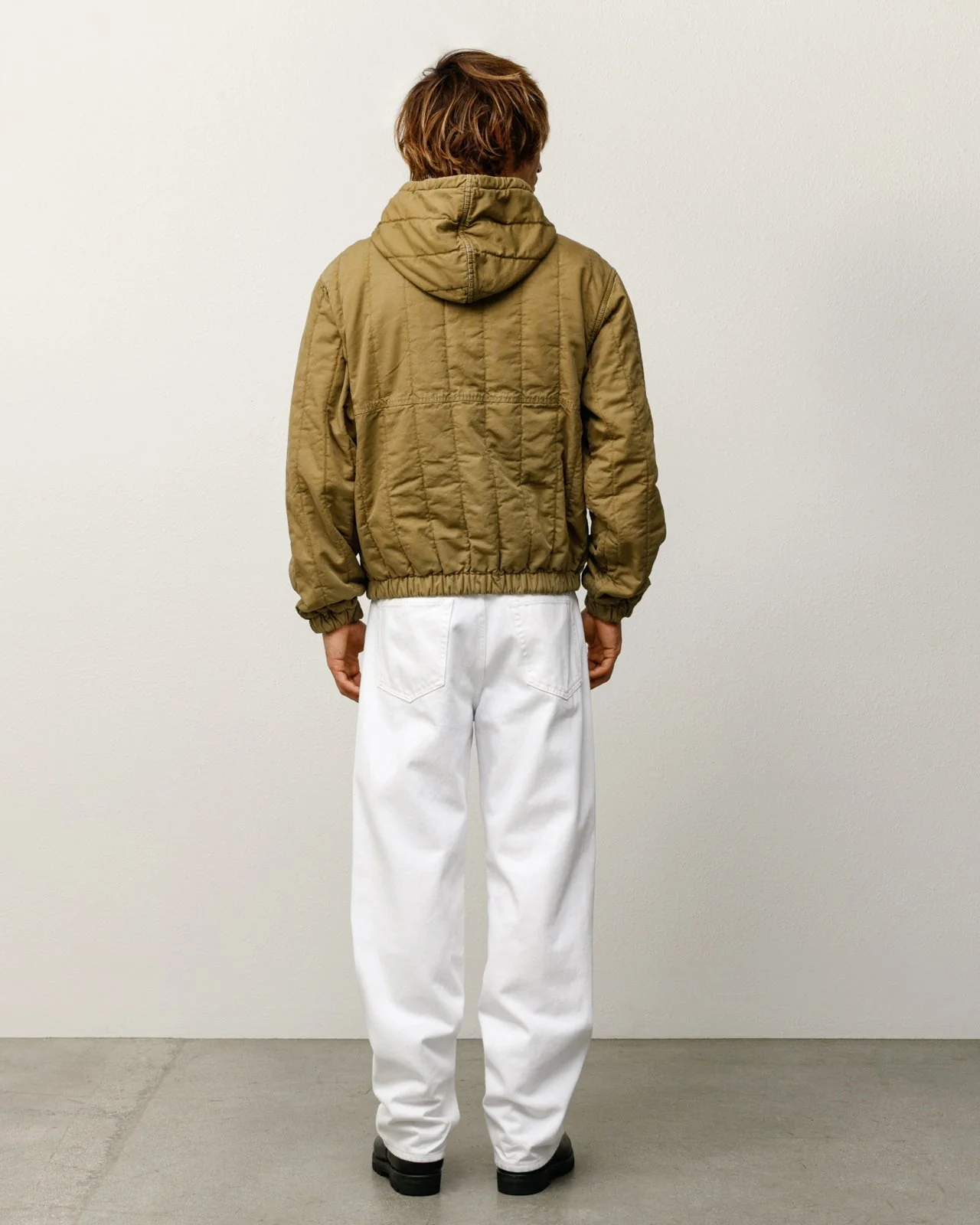 QUILTED CANVAS WORK JACKET - Image 3