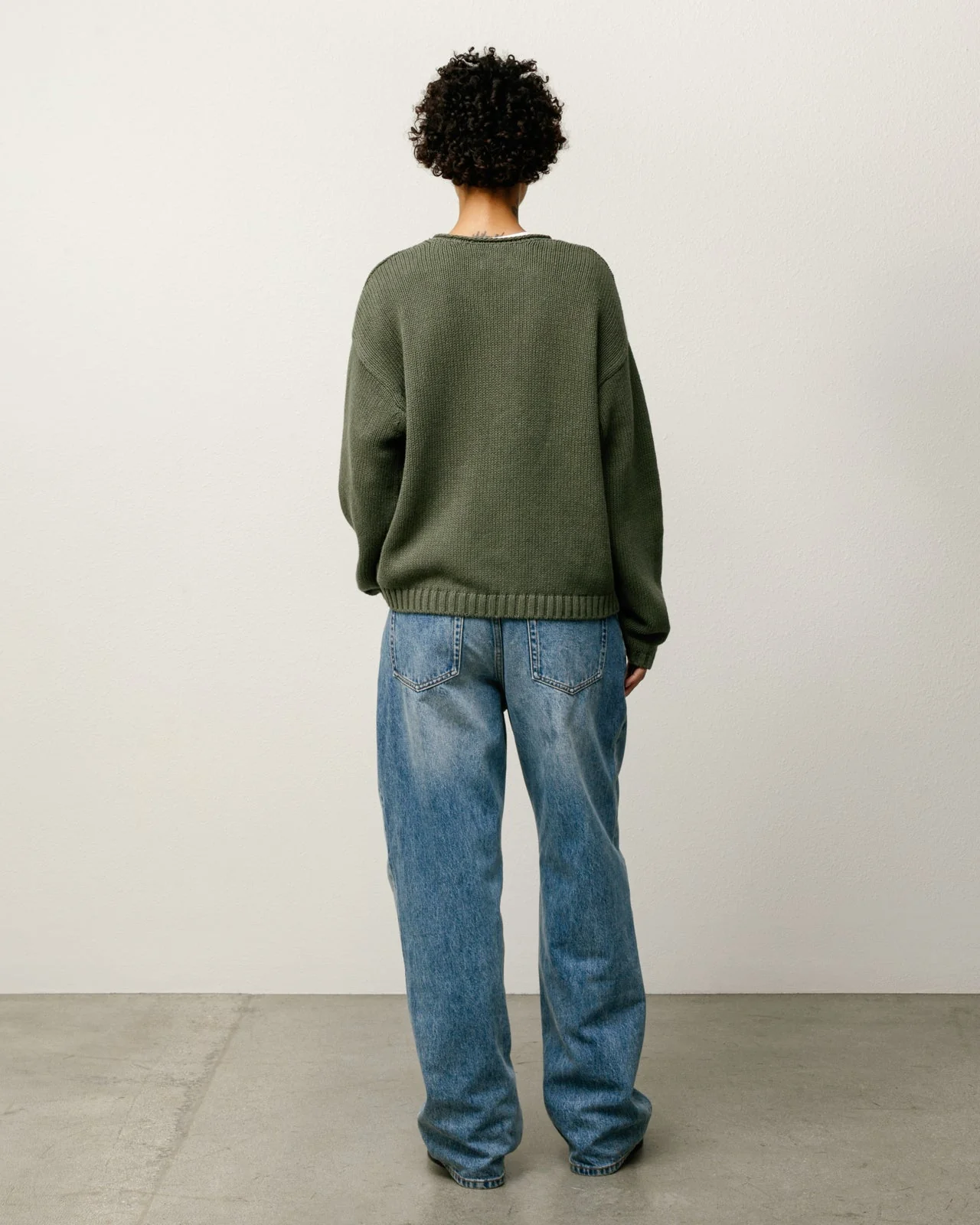 ROLL V NECK SWEATER - Image 5