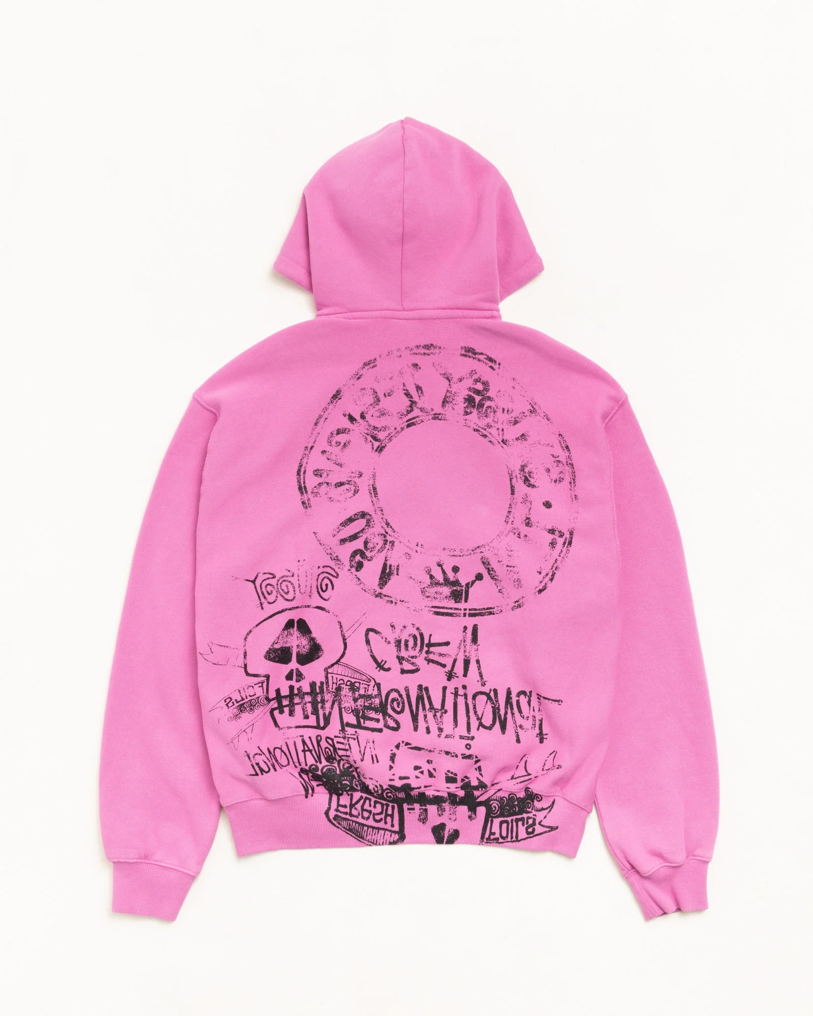 SKULLS GAR. DYED ZIP HOOD - Image 2