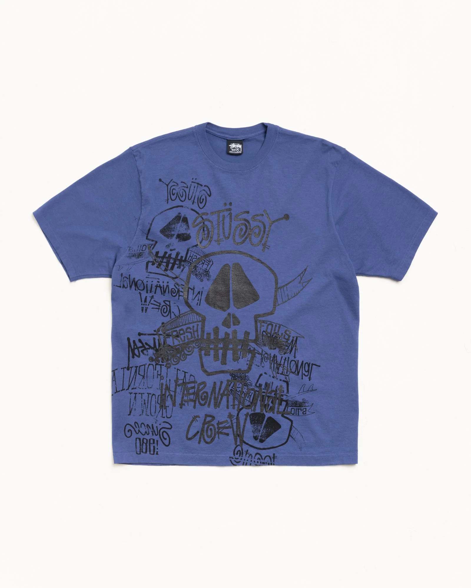 SKULLS PIG. DYED TEE