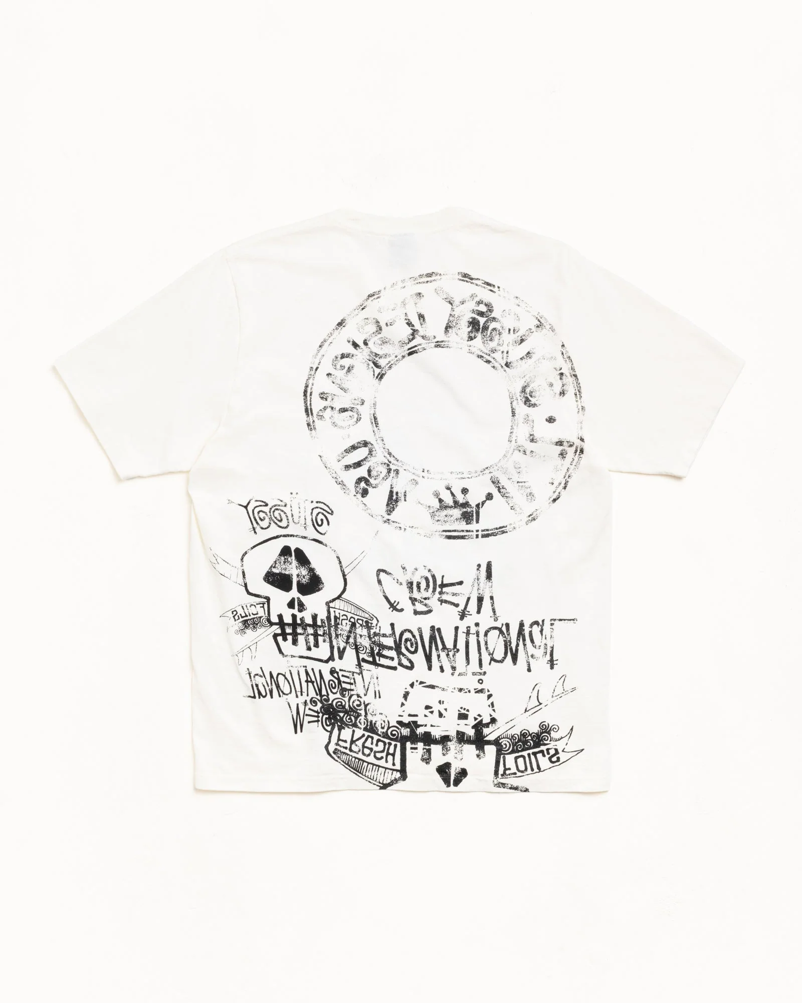 SKULLS PIG. DYED TEE - Image 2