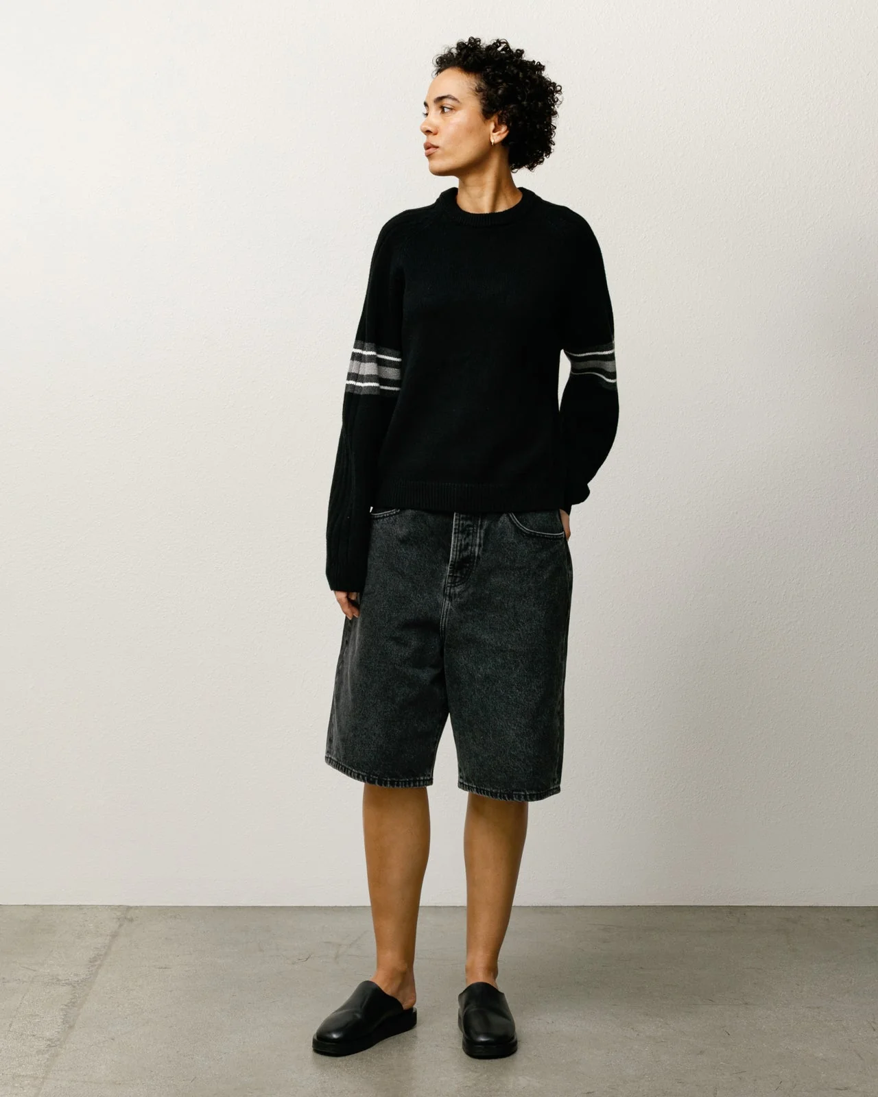 STRIPE RAGLAN CREW - Image 3