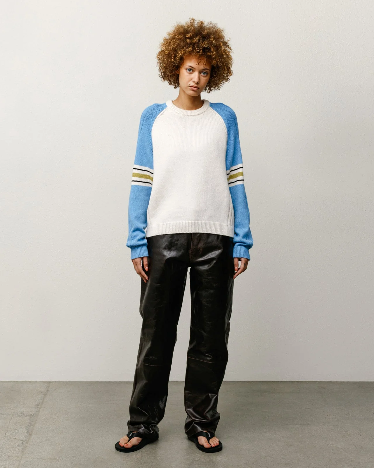 STRIPE RAGLAN CREW - Image 3