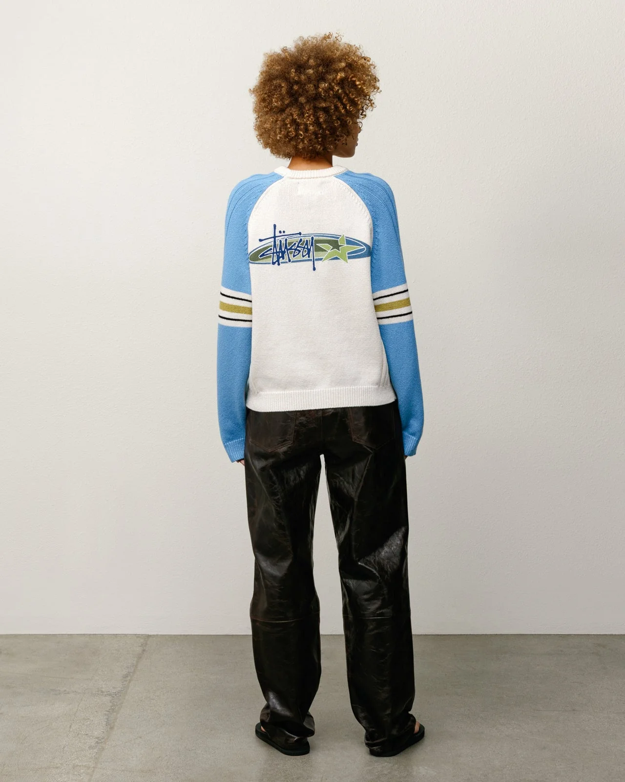 STRIPE RAGLAN CREW - Image 5