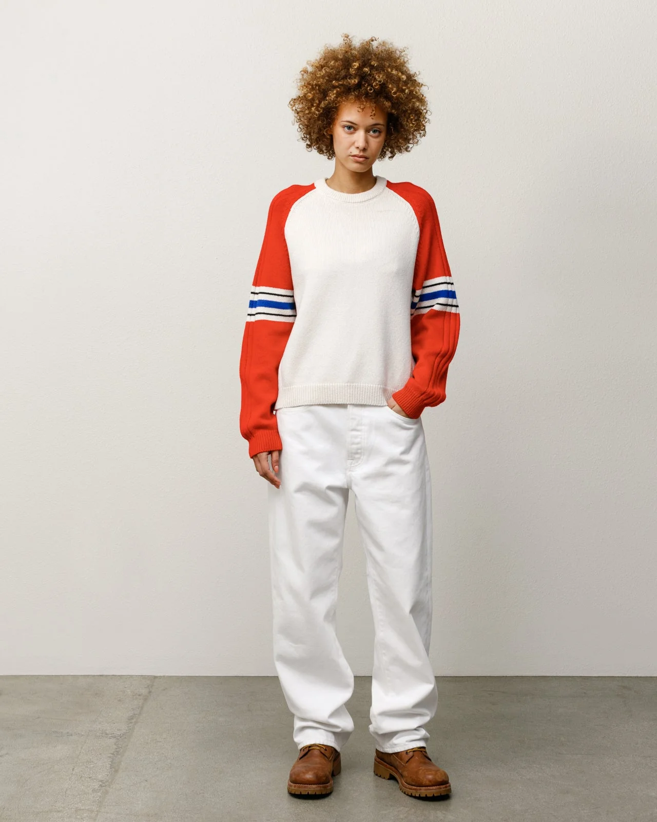 STRIPE RAGLAN CREW - Image 3