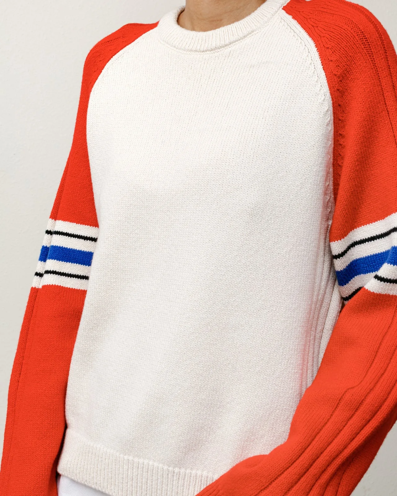 STRIPE RAGLAN CREW - Image 7