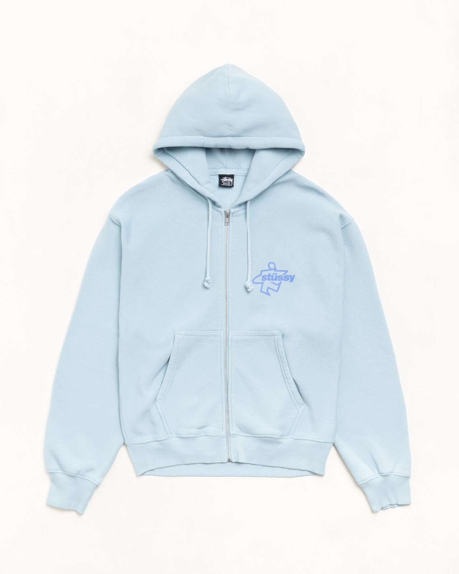 SURF SIZE GAR. DYED ZIP HOOD