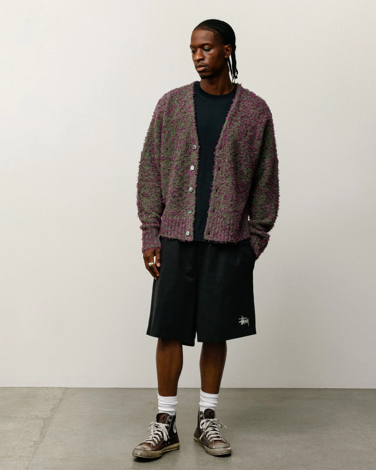 TEXTURED CARDIGAN