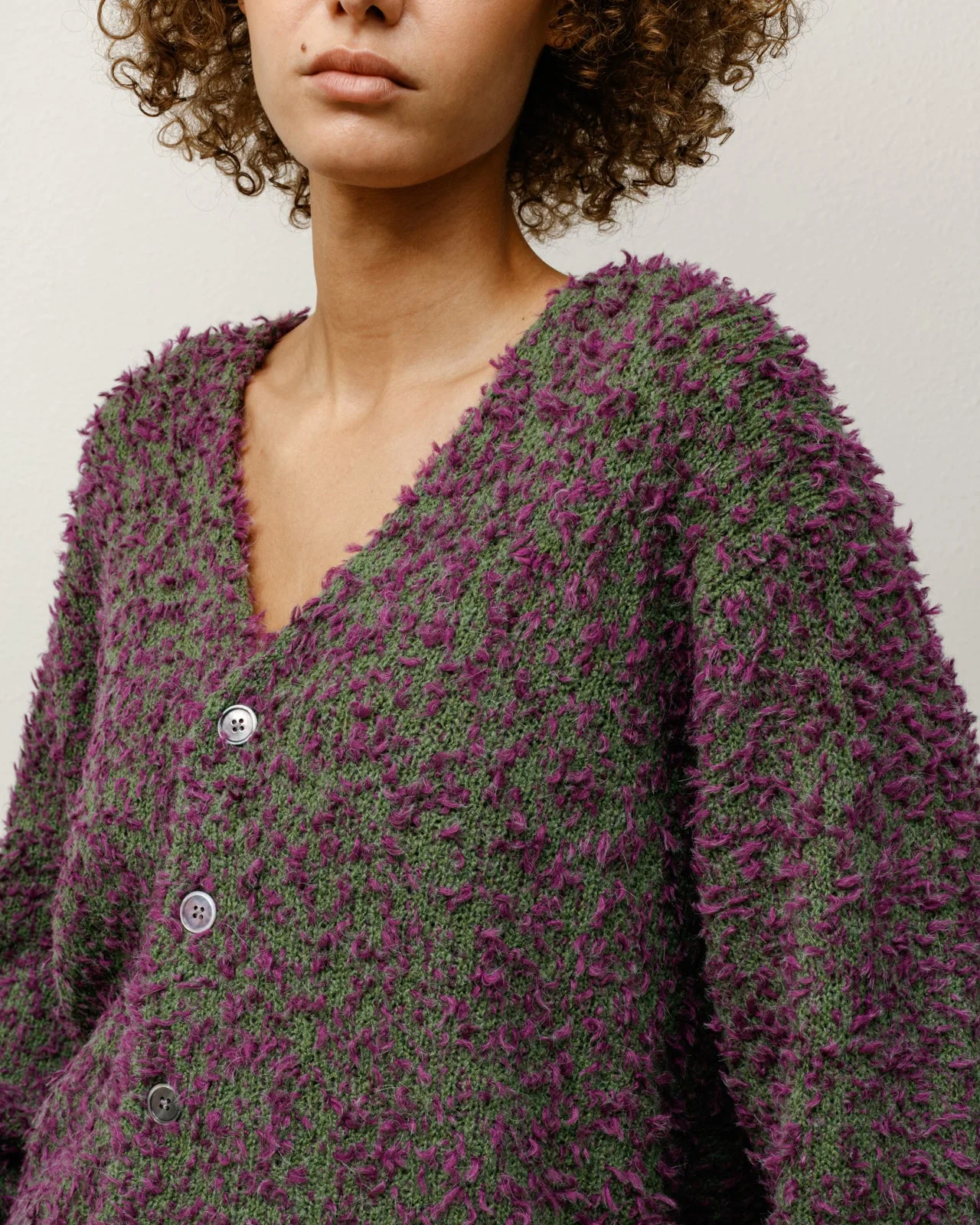 TEXTURED CARDIGAN - Image 4