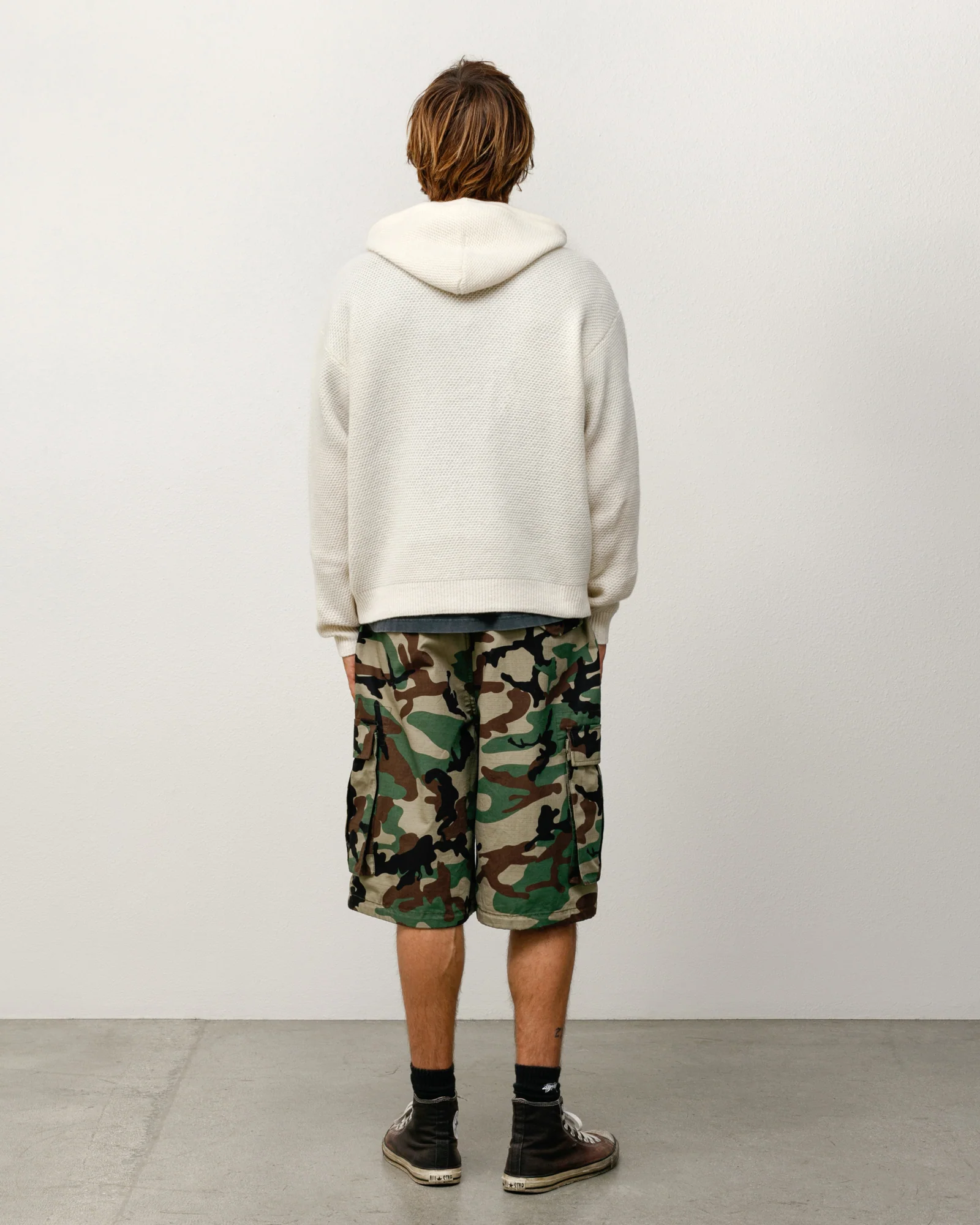 TEXTURED ZIP HOODED SWEATER - Image 5