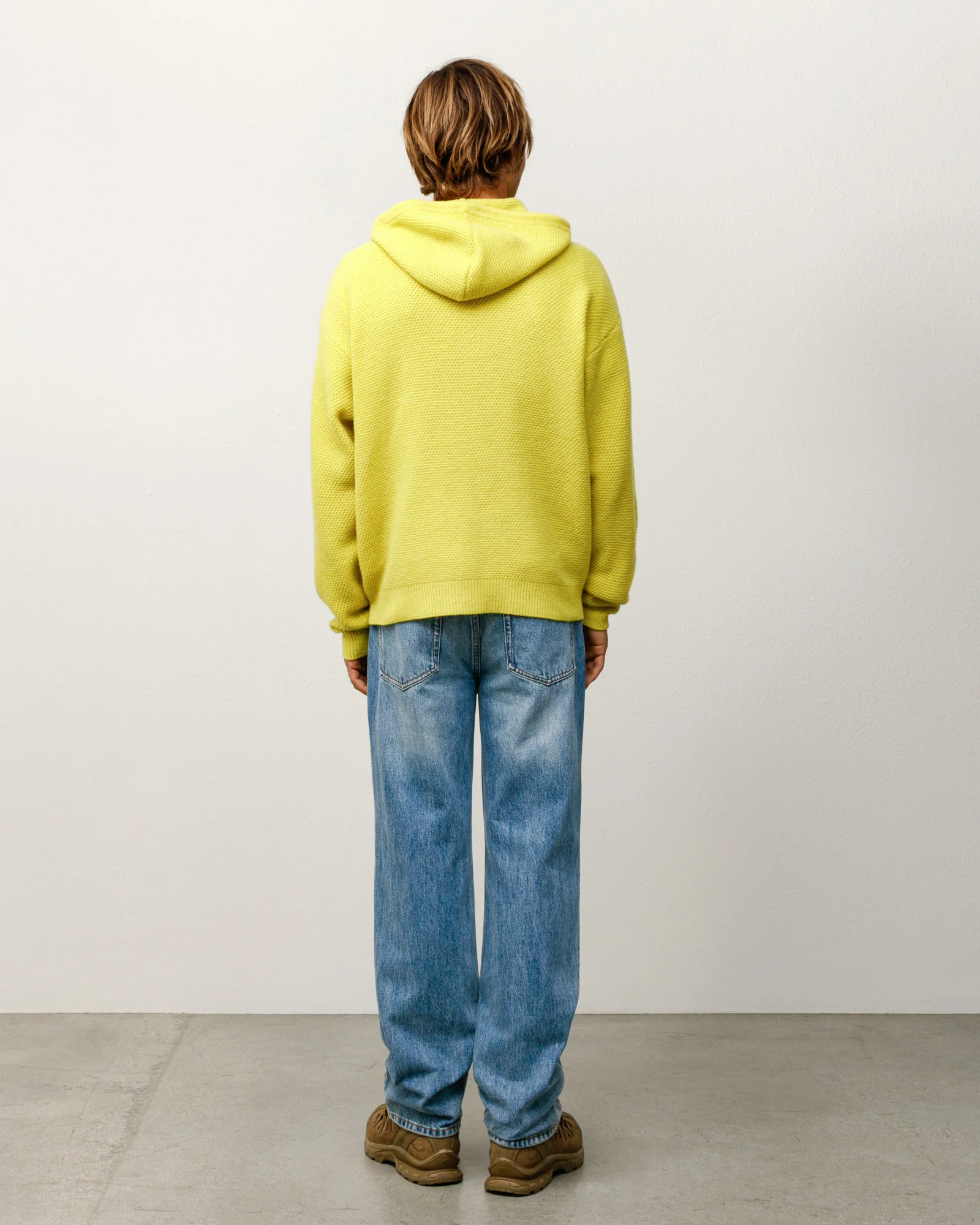 TEXTURED ZIP HOODED SWEATER - Image 5