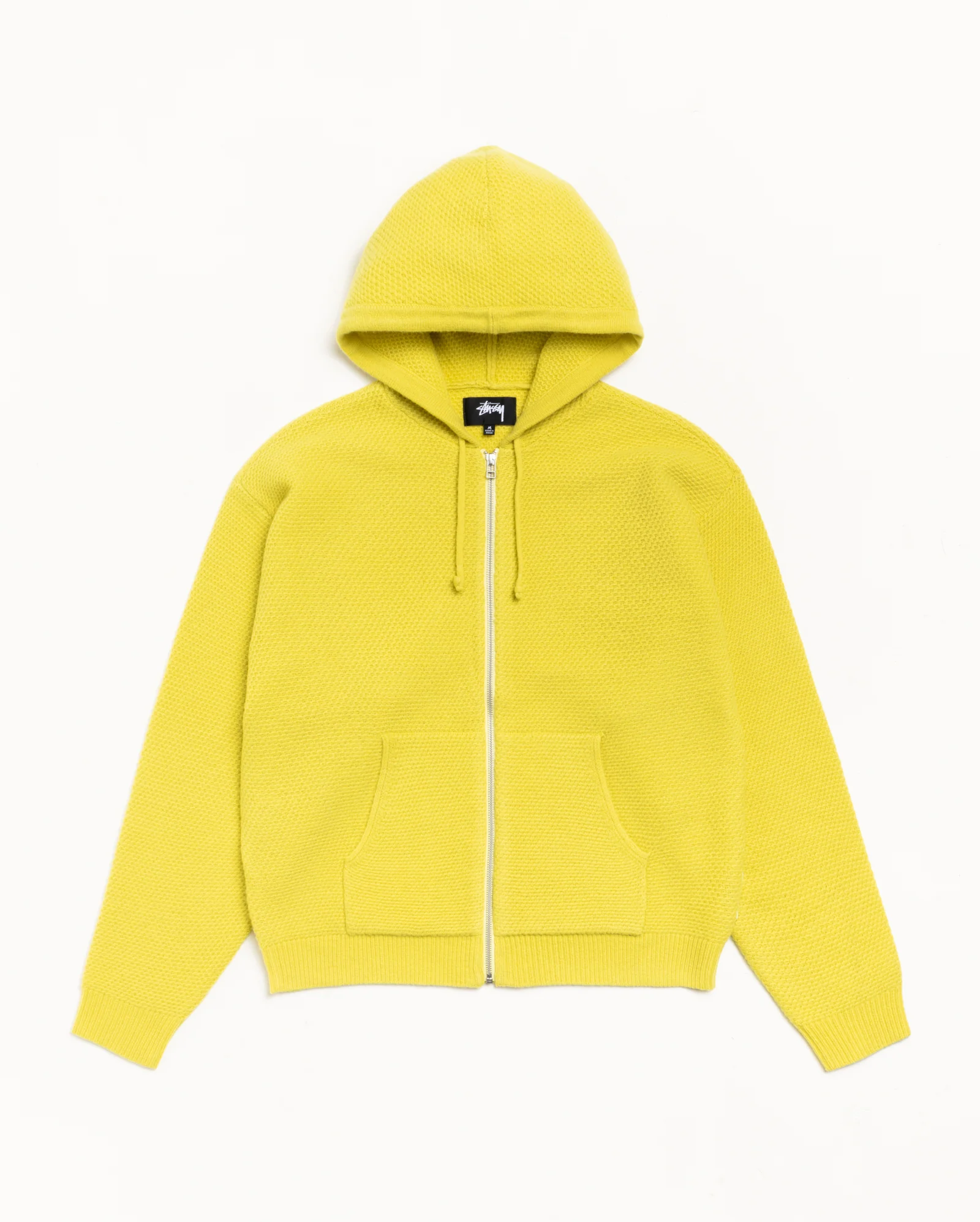 TEXTURED ZIP HOODED SWEATER - Image 6