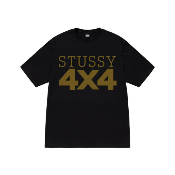 STUSSY 4X4 TEE BLACK