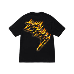 STUSSY BURNING STOCK TEE