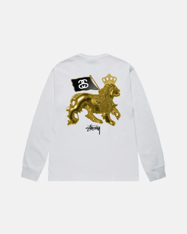 STUSSY GOLD LION LS TEE