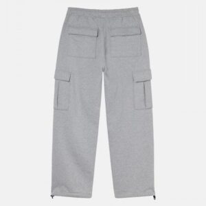 Grey Stussy Sport Cargo Fleece Sweatpants