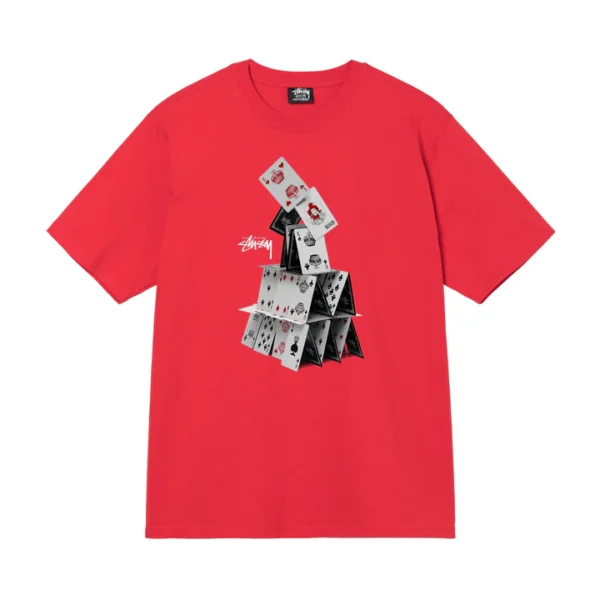 STUSSY HOUSE OF CARDS TEE